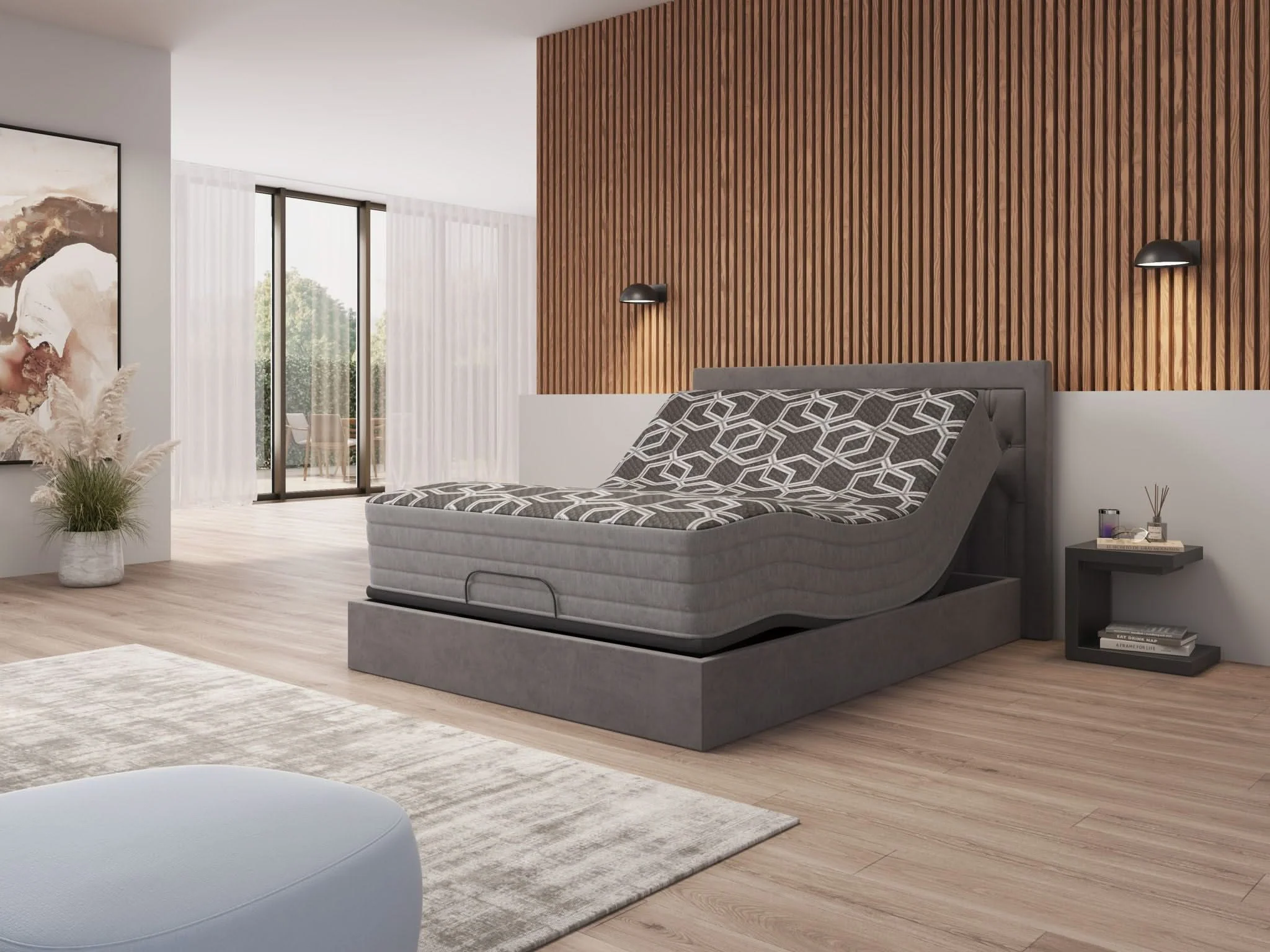 12" Smooth Top Foam, Medium Plush Mattress - Image 3