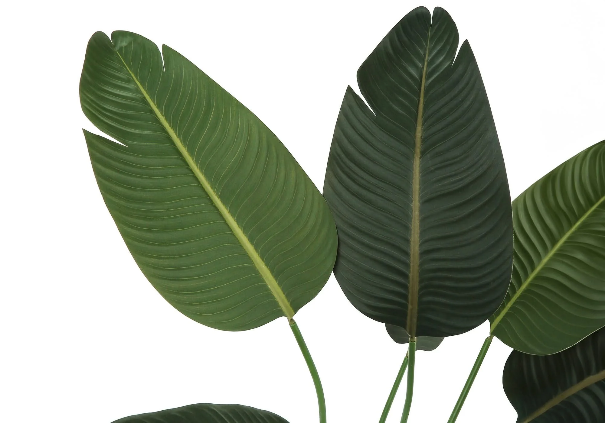 44" Tall, Artificial Plant, Bird Of Paradise Tree, Indoor, Faux, Fake, Floor, Greenery, Potted, Decorative - Green / Black - Image 4