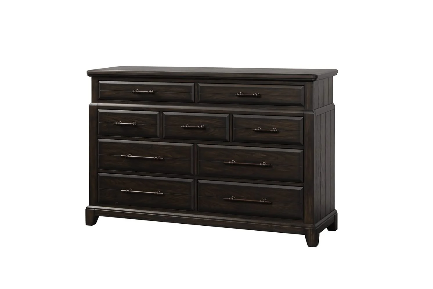 9 Drawer Dresser - Mahogany - Image 2