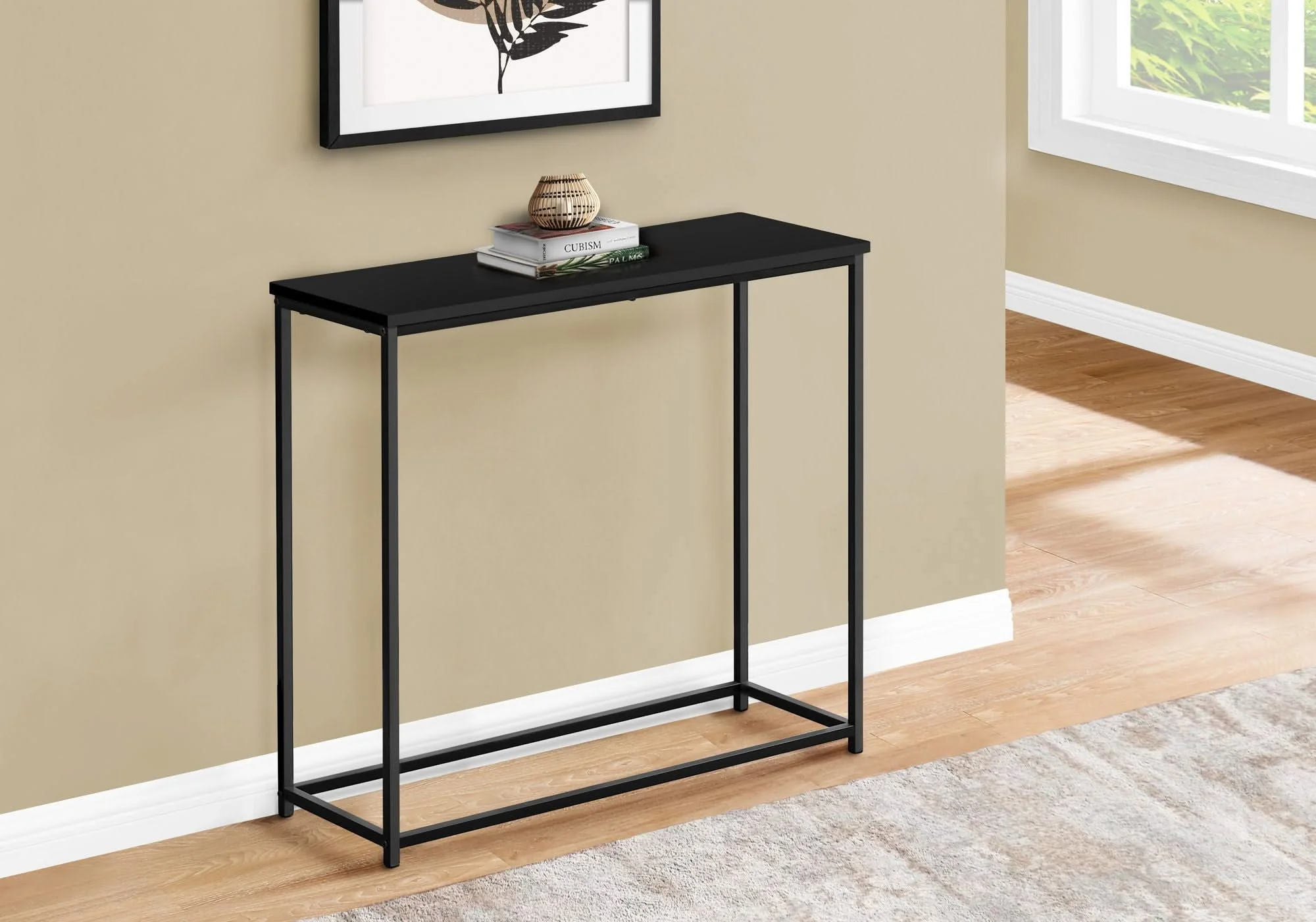 Accent Console Table For Entryway, Stable Support, Contemporary & Modern - Image 10