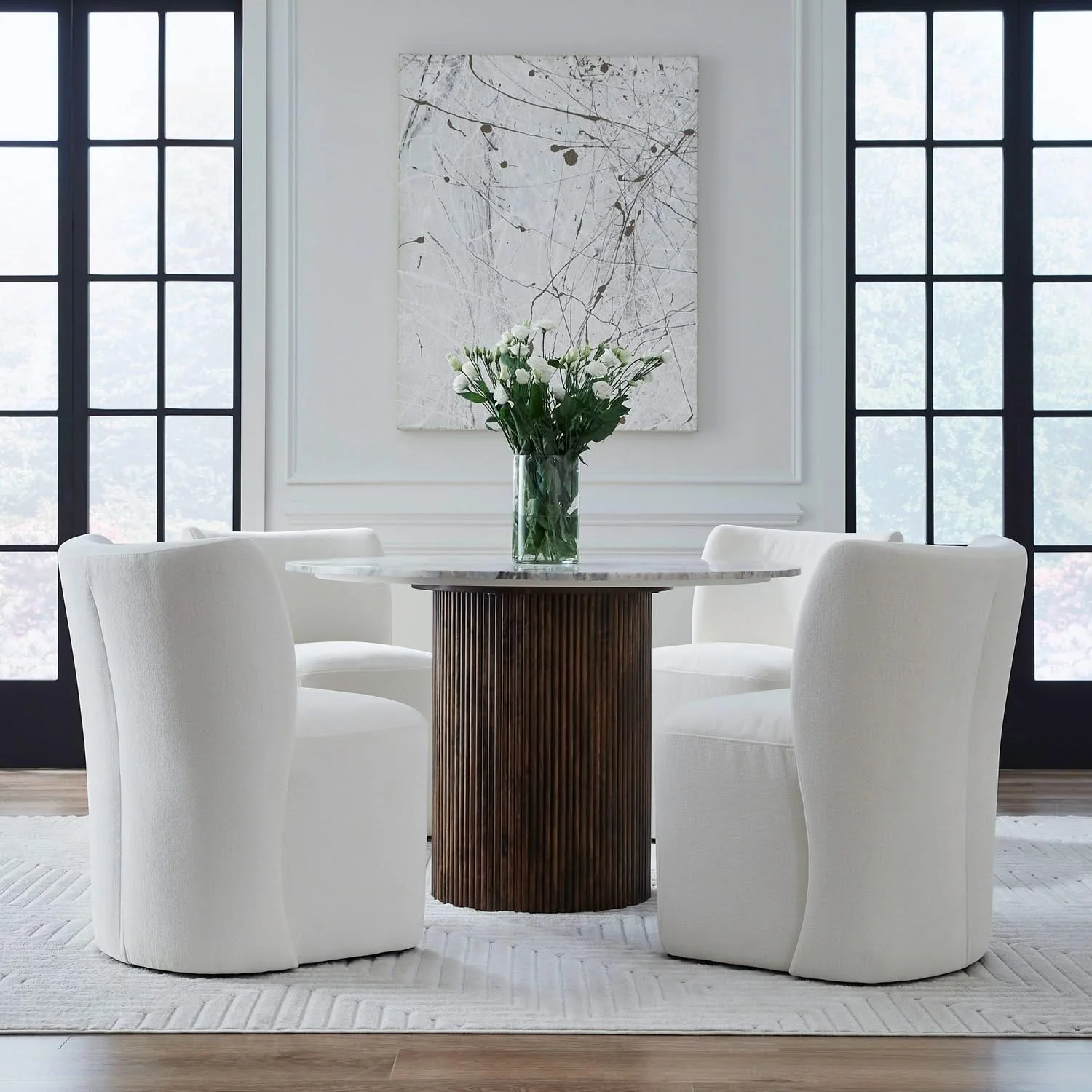 Accent Dining - Dining Chair With Casters - Image 7