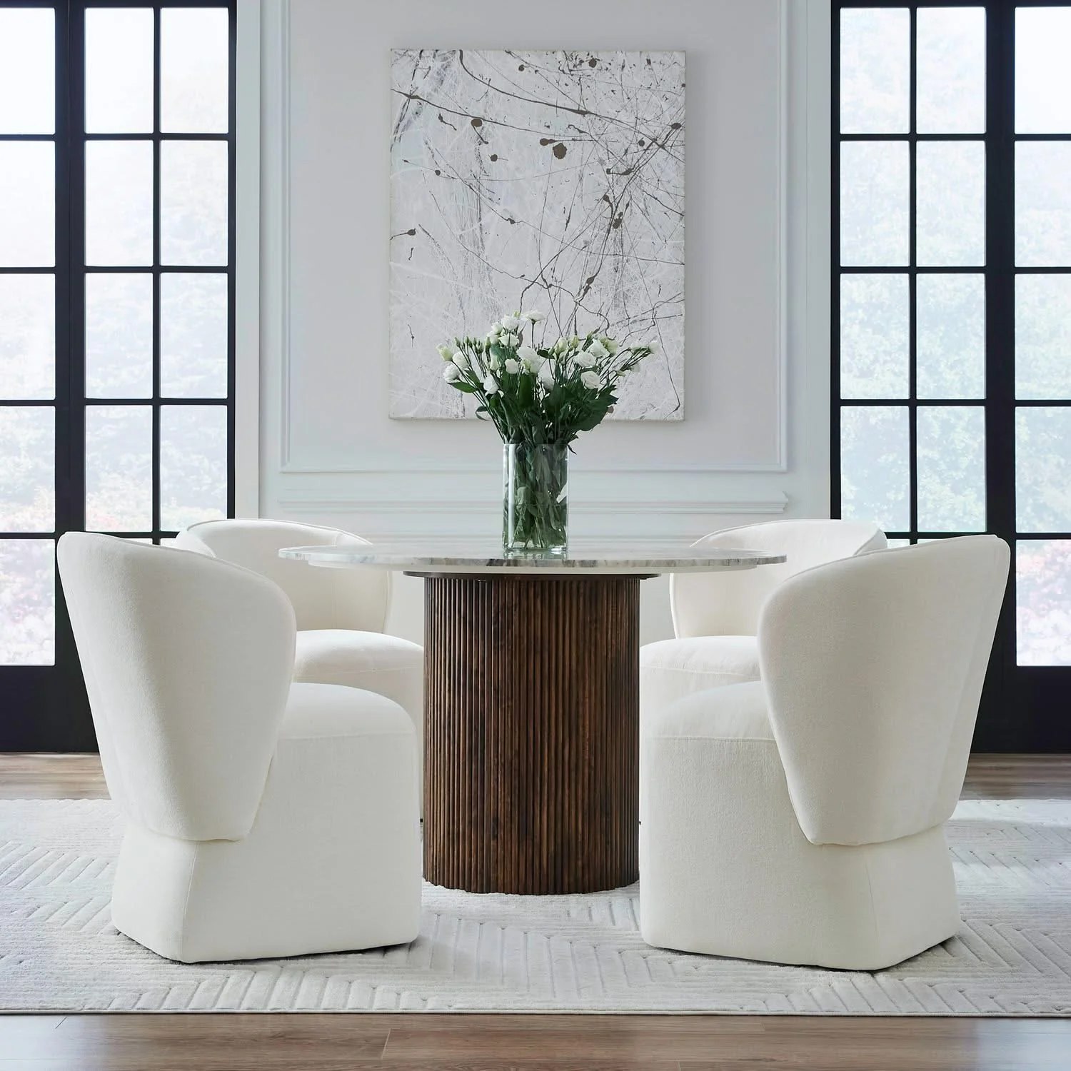 Accent Dining - Dining Chair With Casters Accent - Image 11