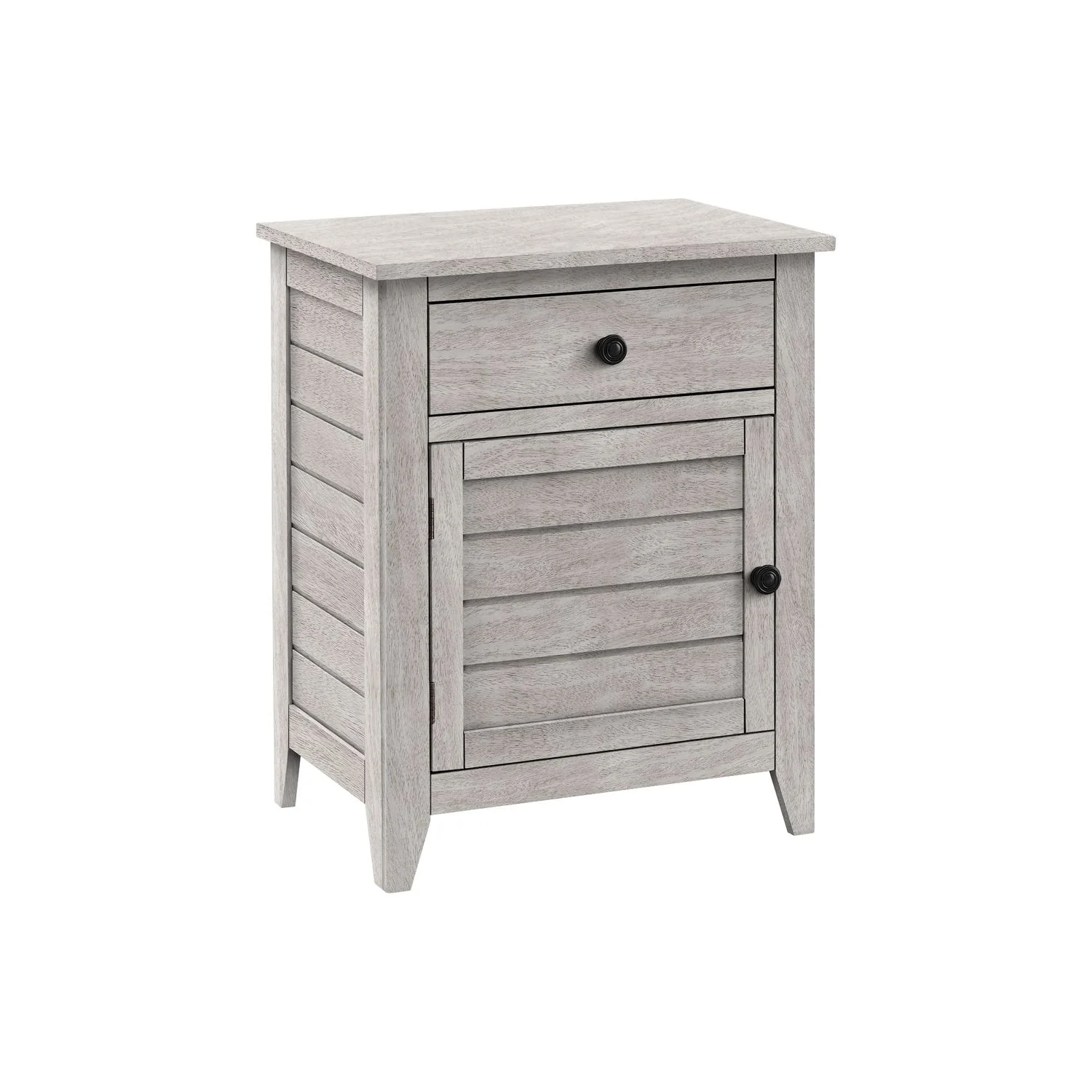 Accent Nightstand, Storage Drawer, Transitional - Image 3