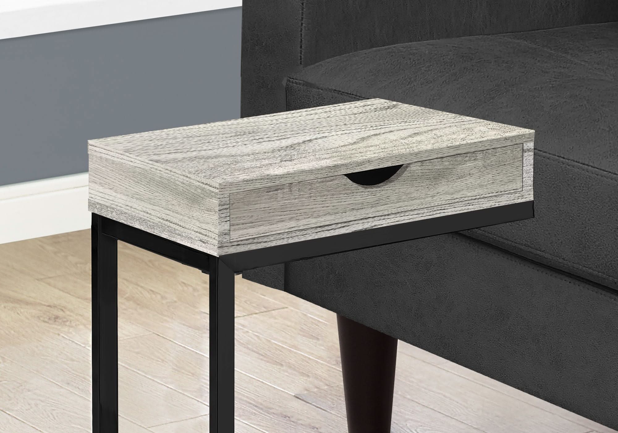 Accent Table, C - Shaped Contemporary Elegant Desig - Image 11