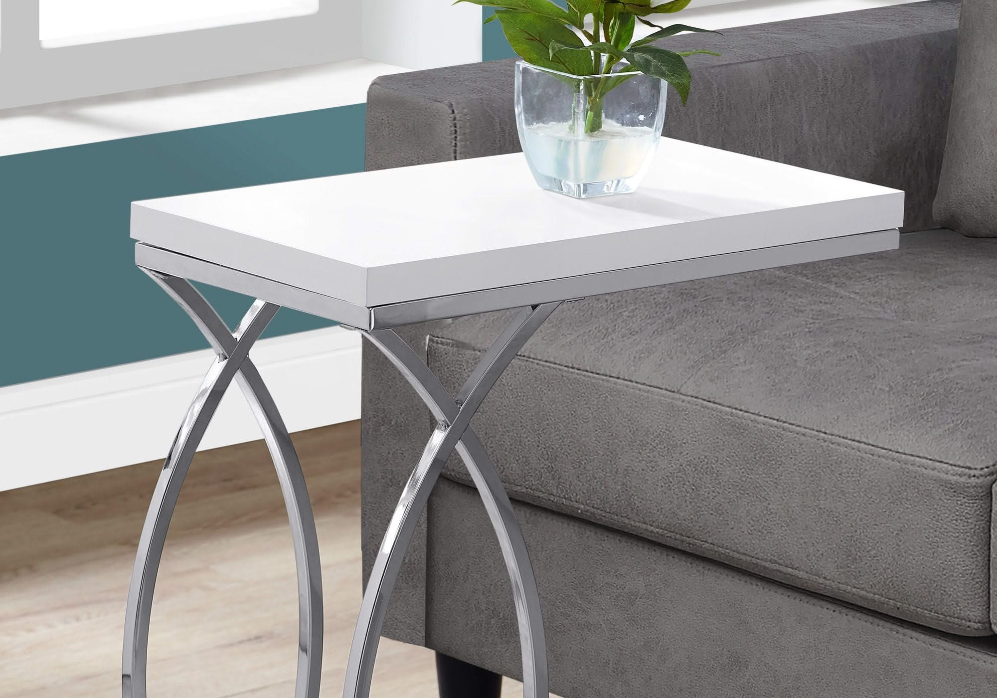 Accent Table, C - Shaped, Contemporary & Modern Design - Image 5