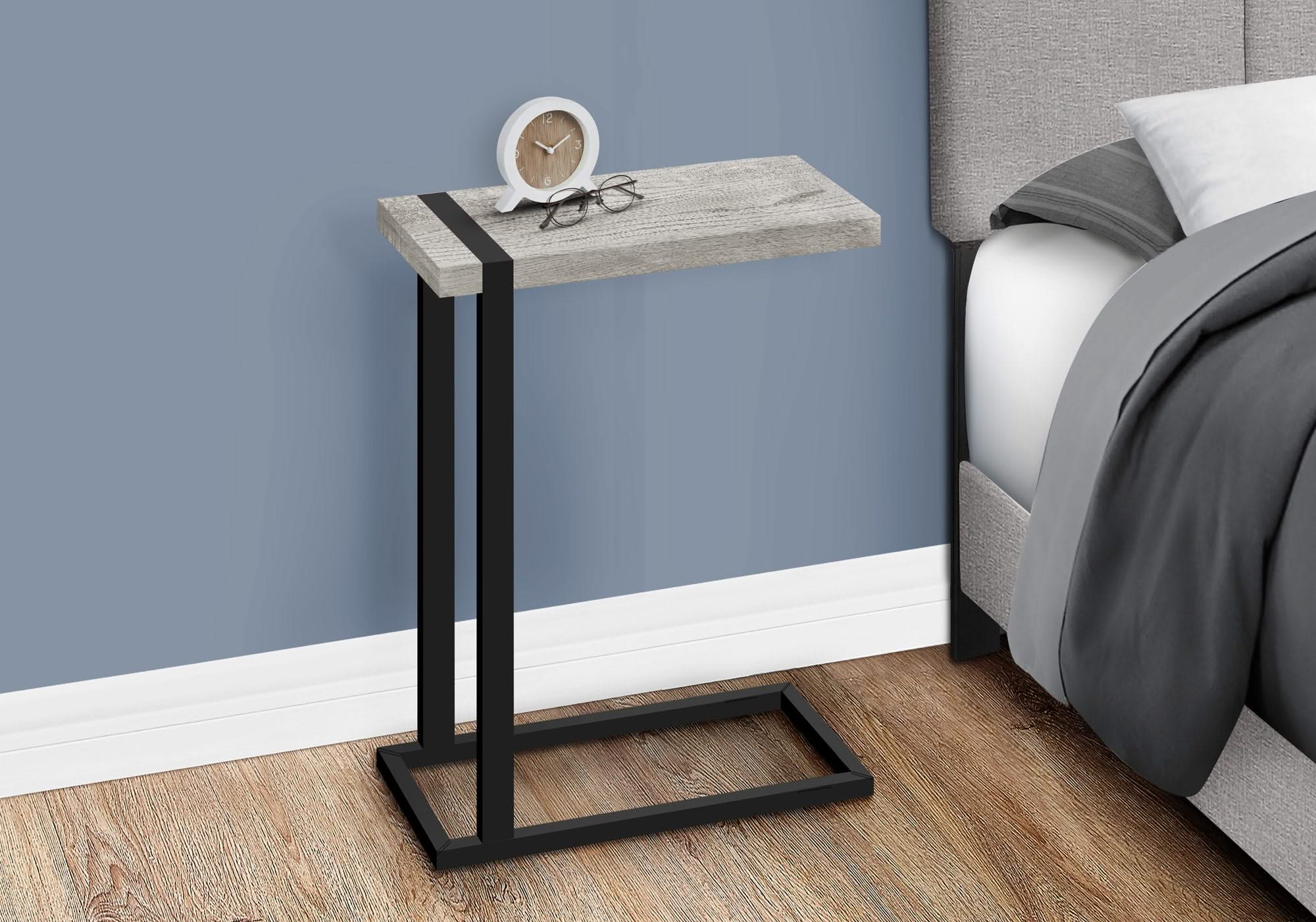 Accent Table, C - Shaped, Contemporary & Modern Stylish Design - Image 4