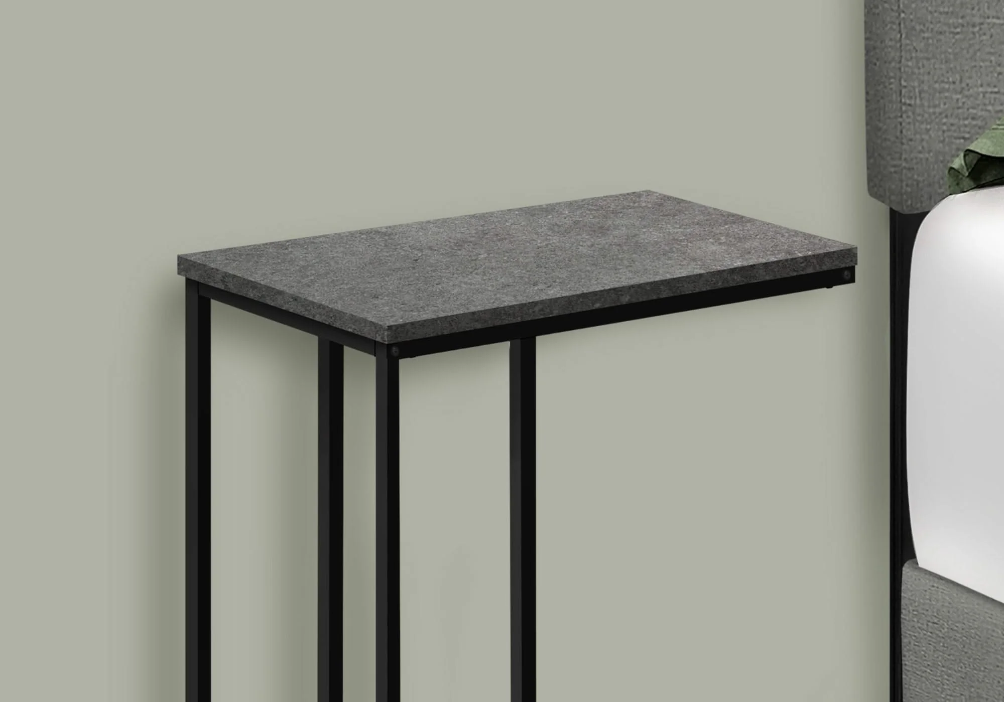 Accent Table, C - Shaped, Space-Saving Functionality - Image 15