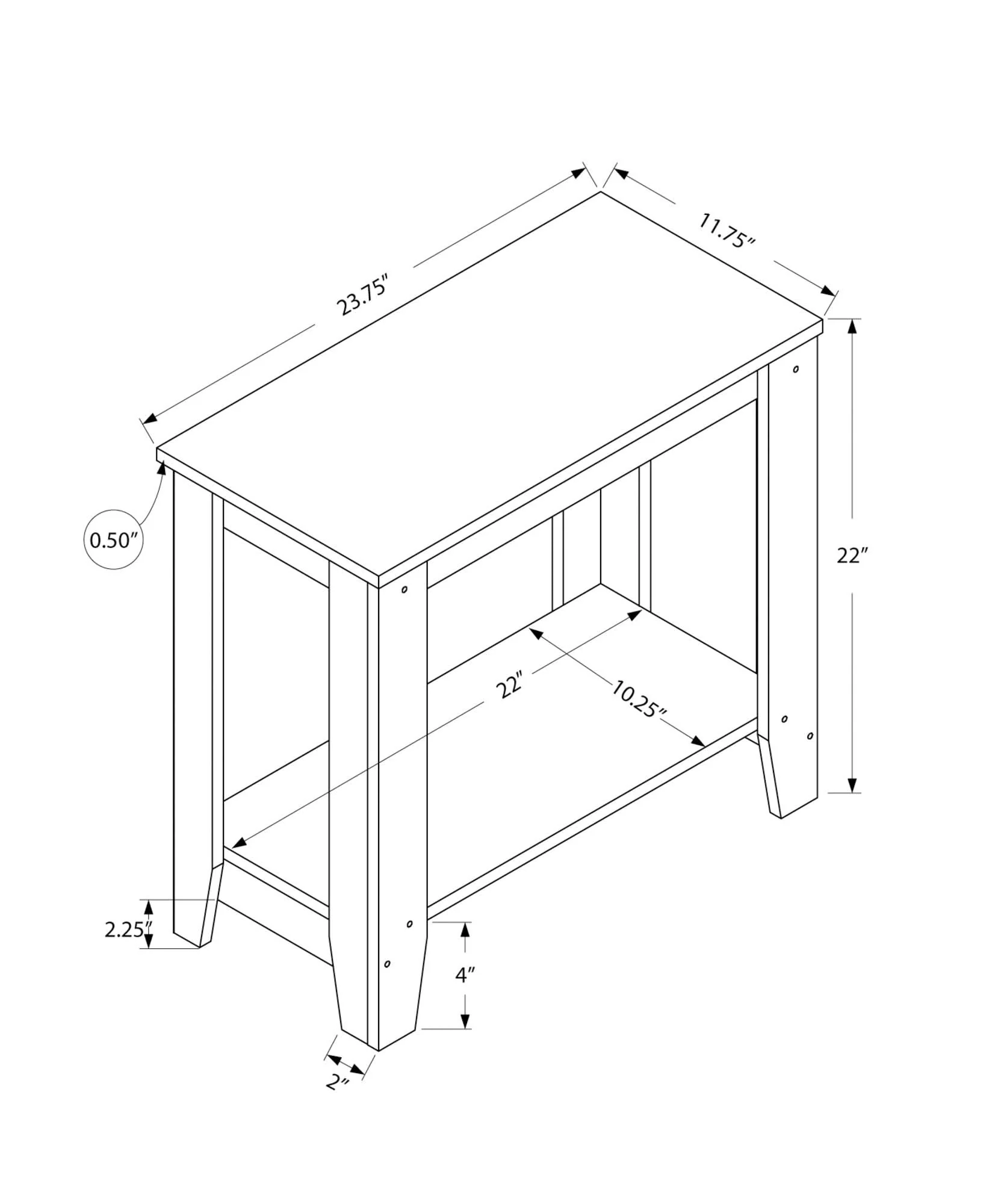 Accent Table For Living Room - Image 4