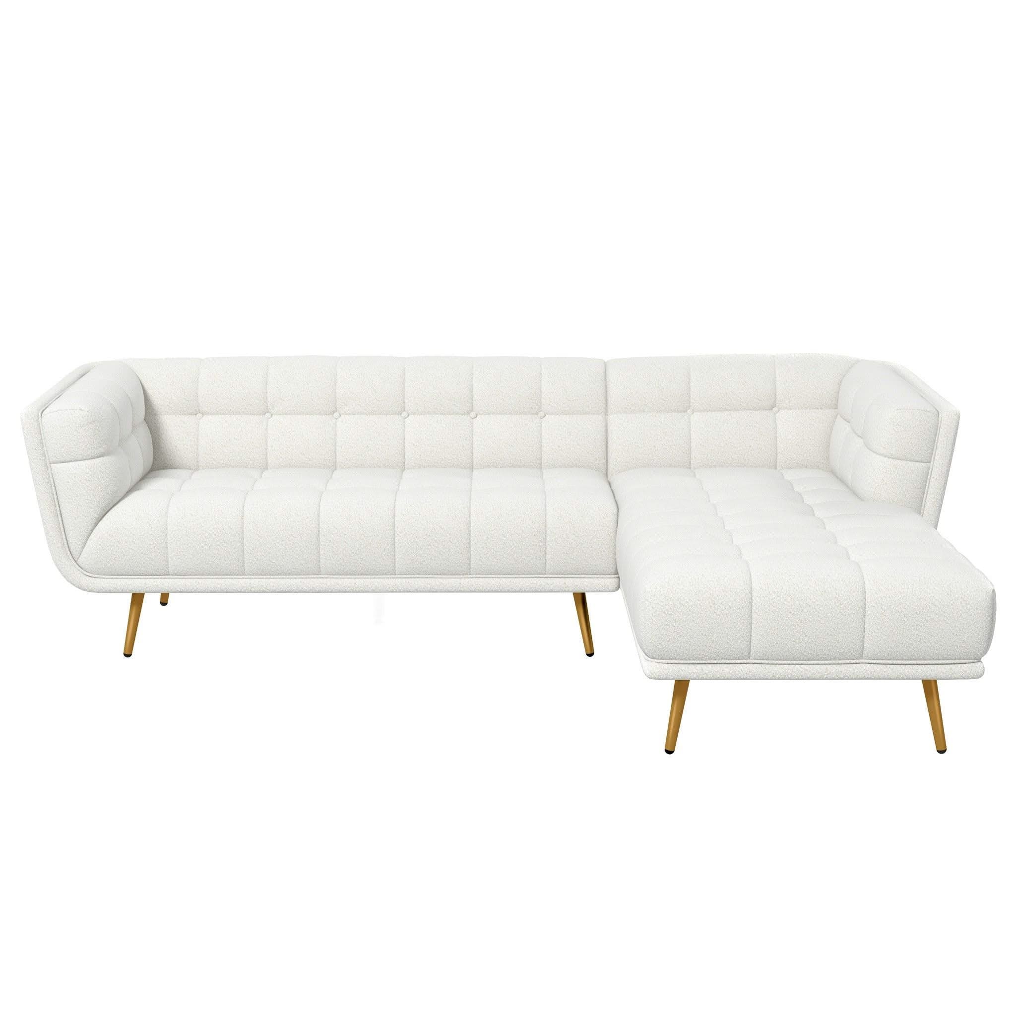 Addison - L Shape Sectional Sofa Tufted - Image 6