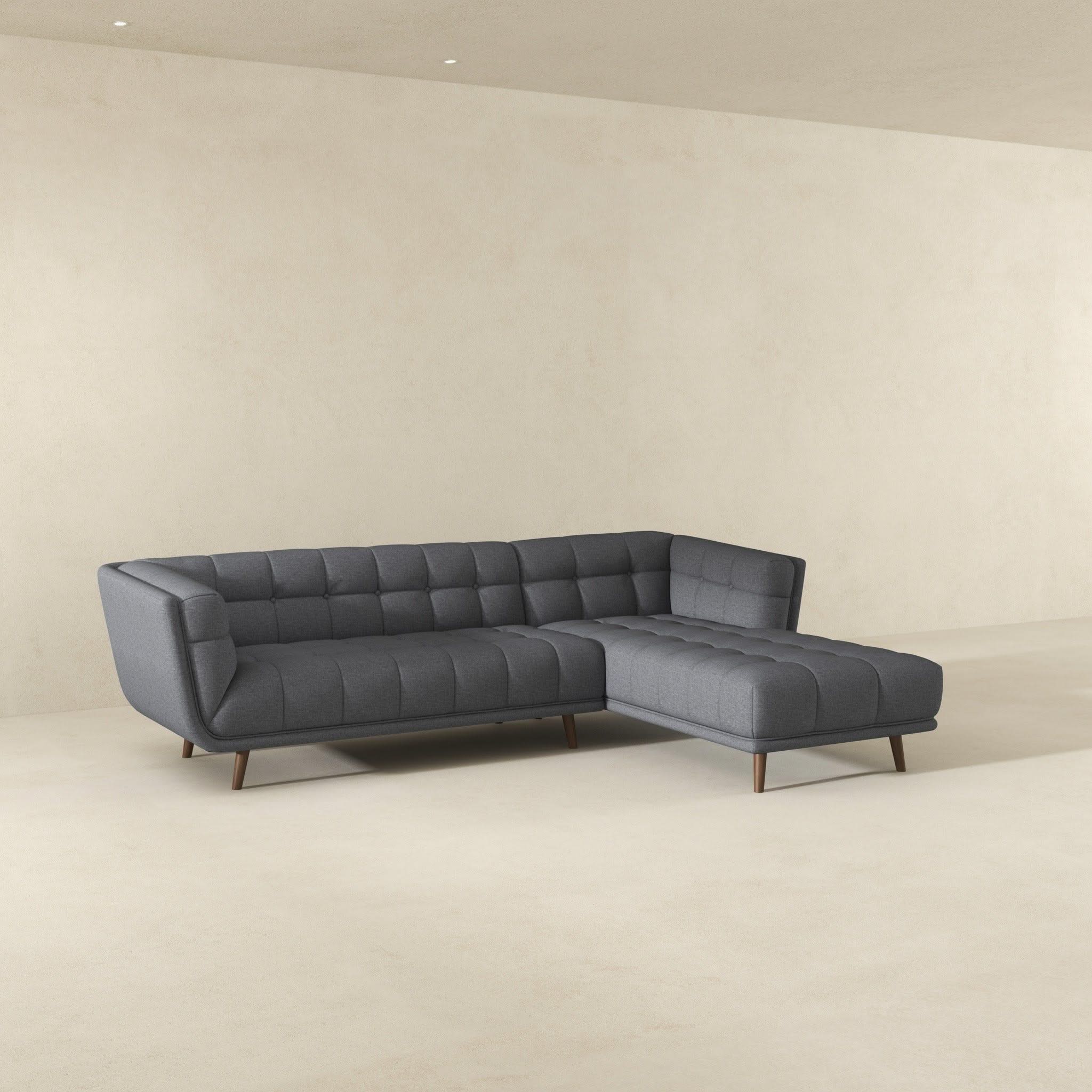 Addison - L Shape Sectional Sofa Tufted - Image 7
