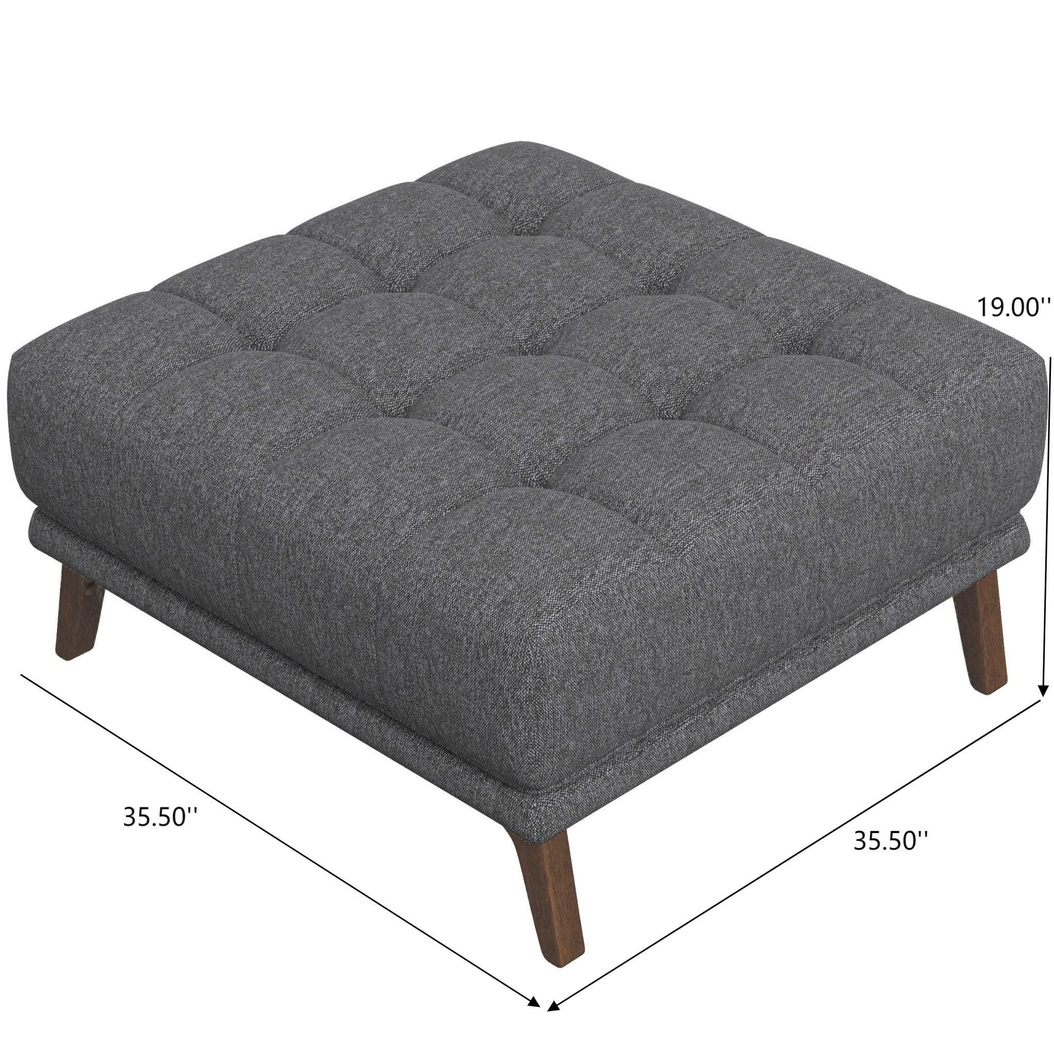 Addison - Square Upholstered Ottoman - Image 3