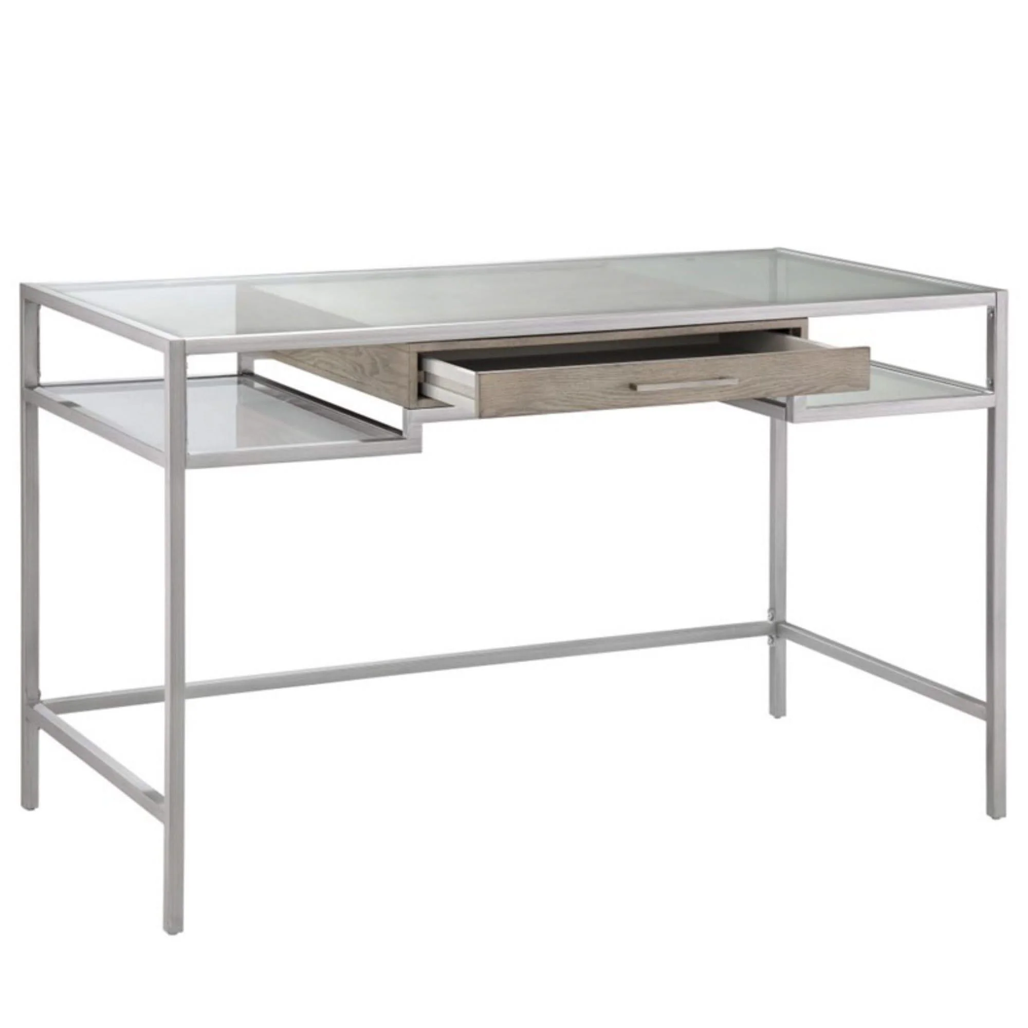 Adela - Writing Desk - Antique Silver - Image 2