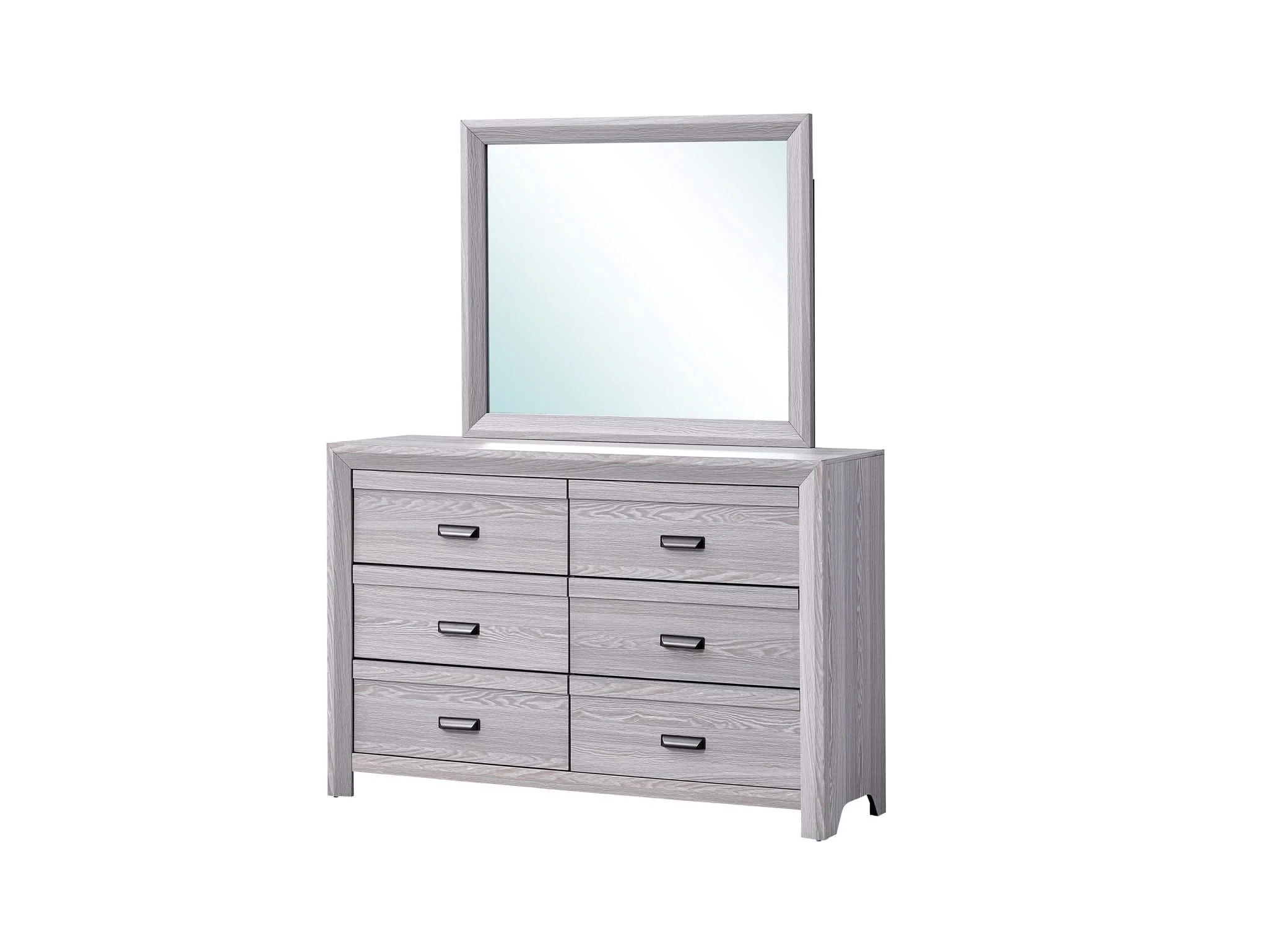 Adelaide - Queen 4 Piece Upholstered Bedroom Set - Drift Wood - Image 3