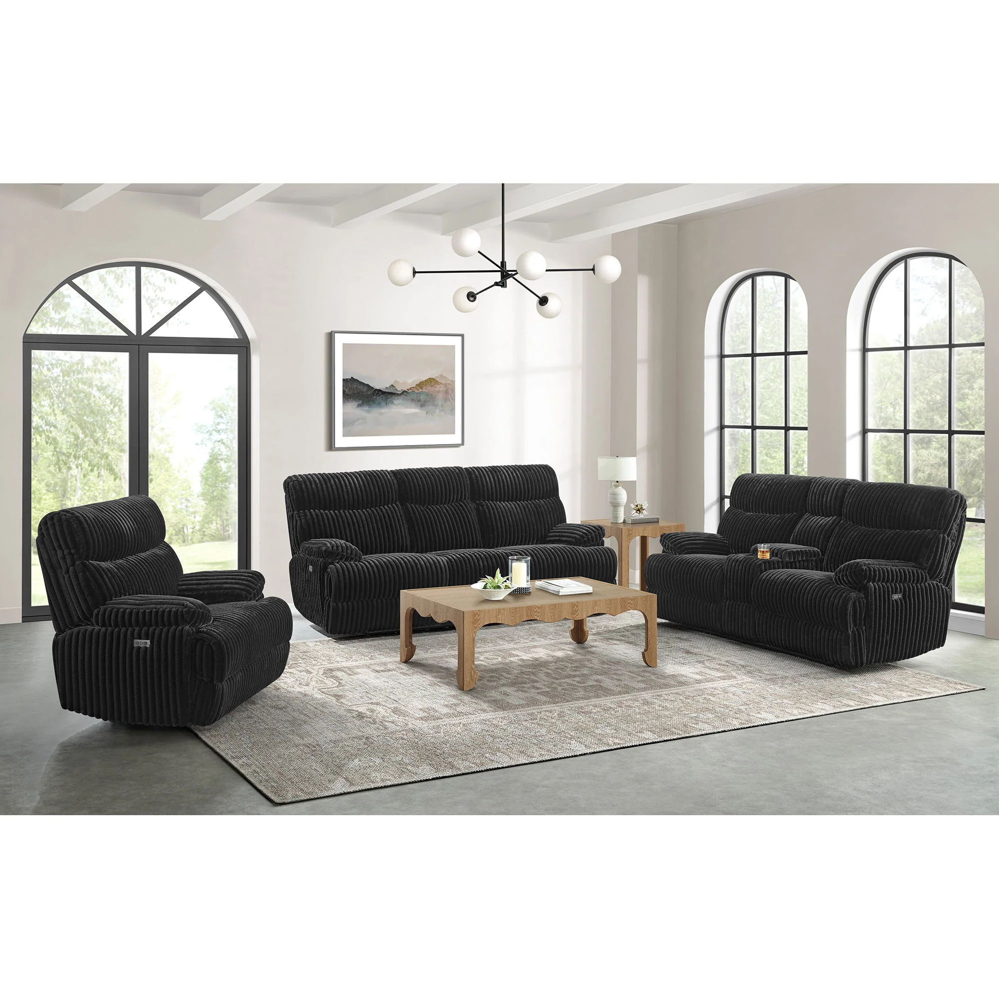 Admiral - Power Motion Recliner - Masis Black