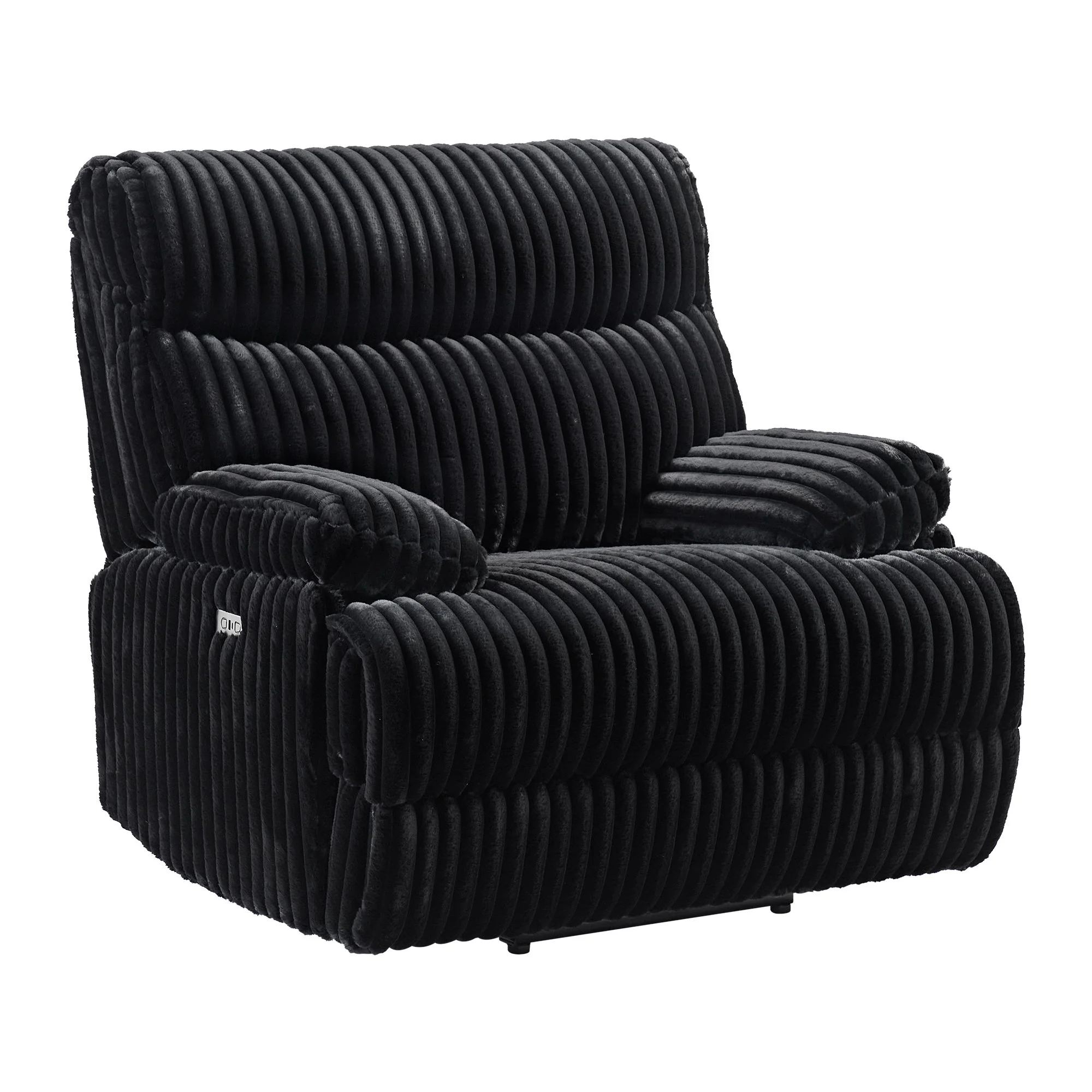 Admiral - Power Motion Recliner - Masis Black - Image 3
