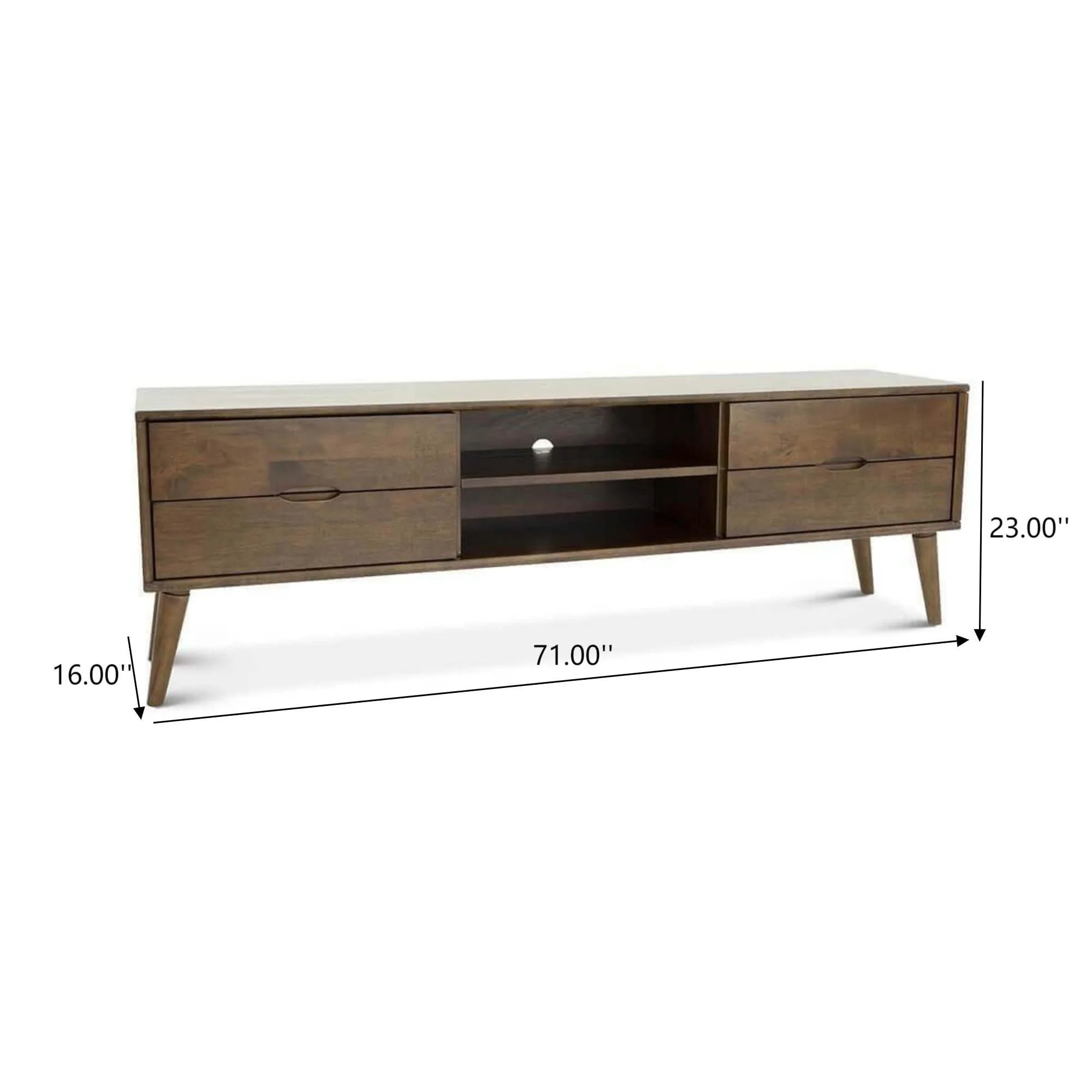 Adrian - TV Stand - Walnut Brown - Image 4