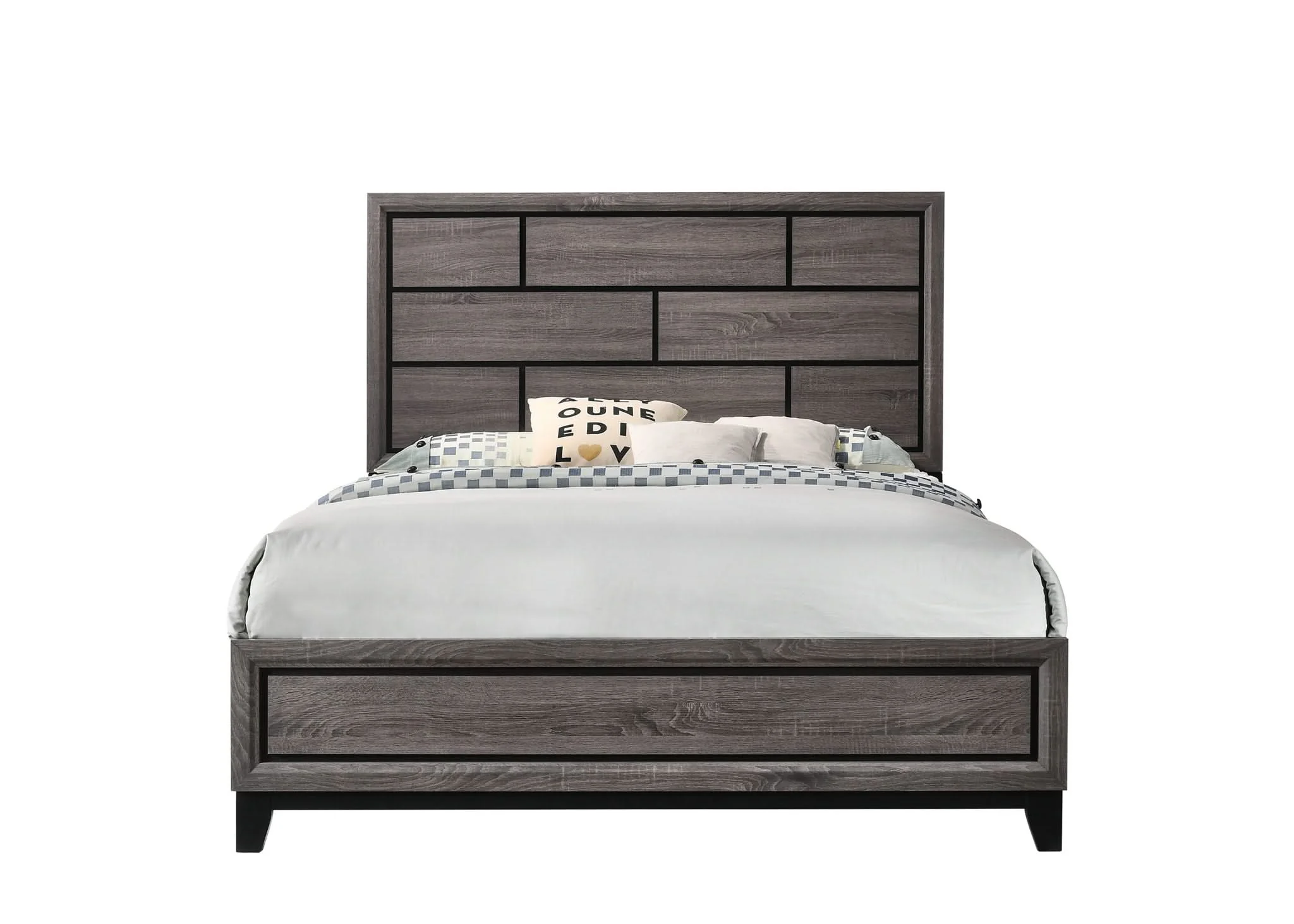 Akerson - Twin 4 Piece Bedroom Set - Gray - Image 4