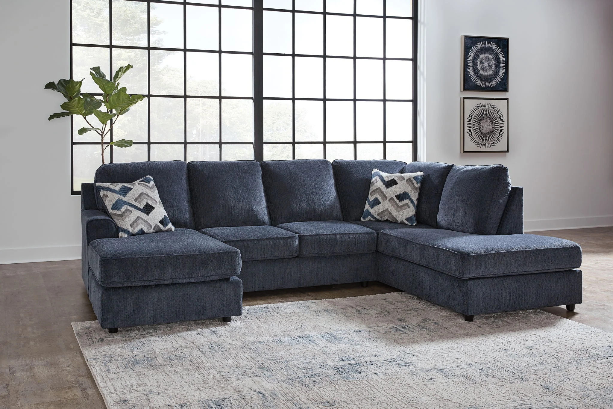 Albar Place - Sectional With Ottoman - Image 7