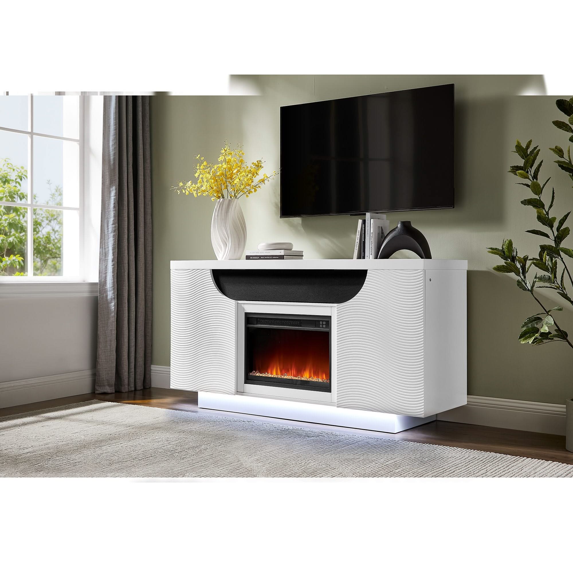 Alessia - Electric Fireplace With Multi Color LED And Flame Settings - Image 7