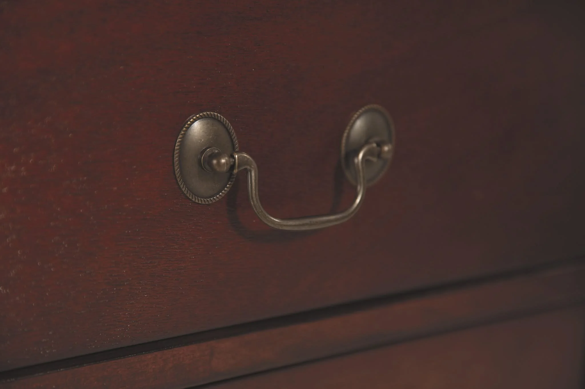 Alisdair - Two Drawer Night Stand - Reddish Brown - Image 3