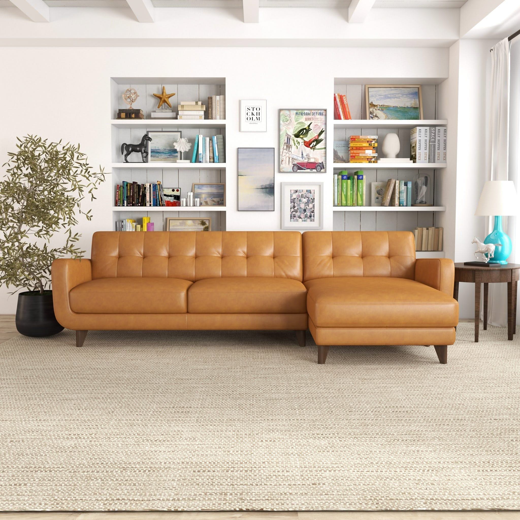 Allison - Mid-Century Modern Sectional Sofa Chaise - Image 4