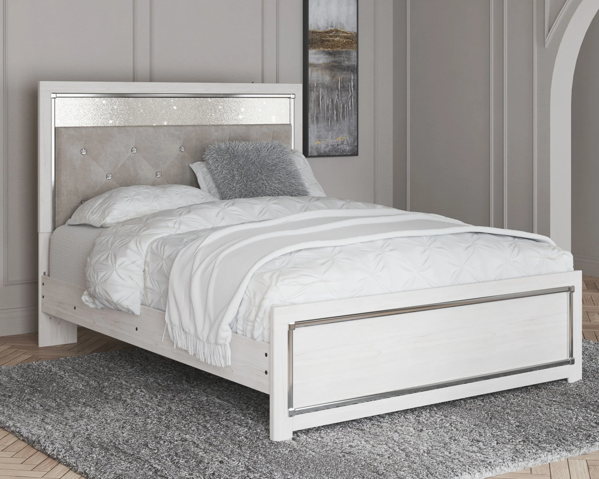 Altyra - Upholstered Panel Bed - Image 4