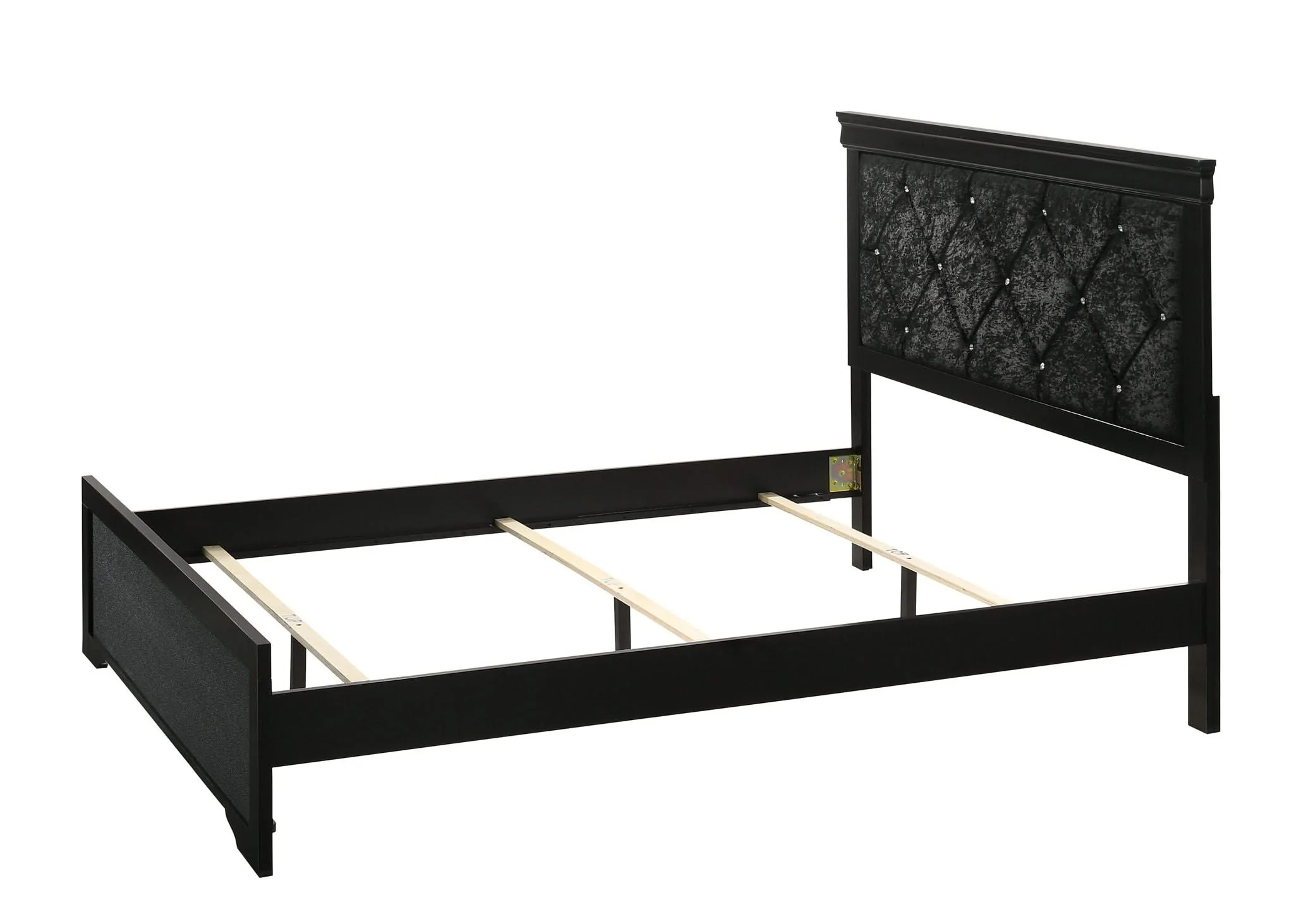 Amalia - California King 4 Piece Bedroom Set - Black - Image 3