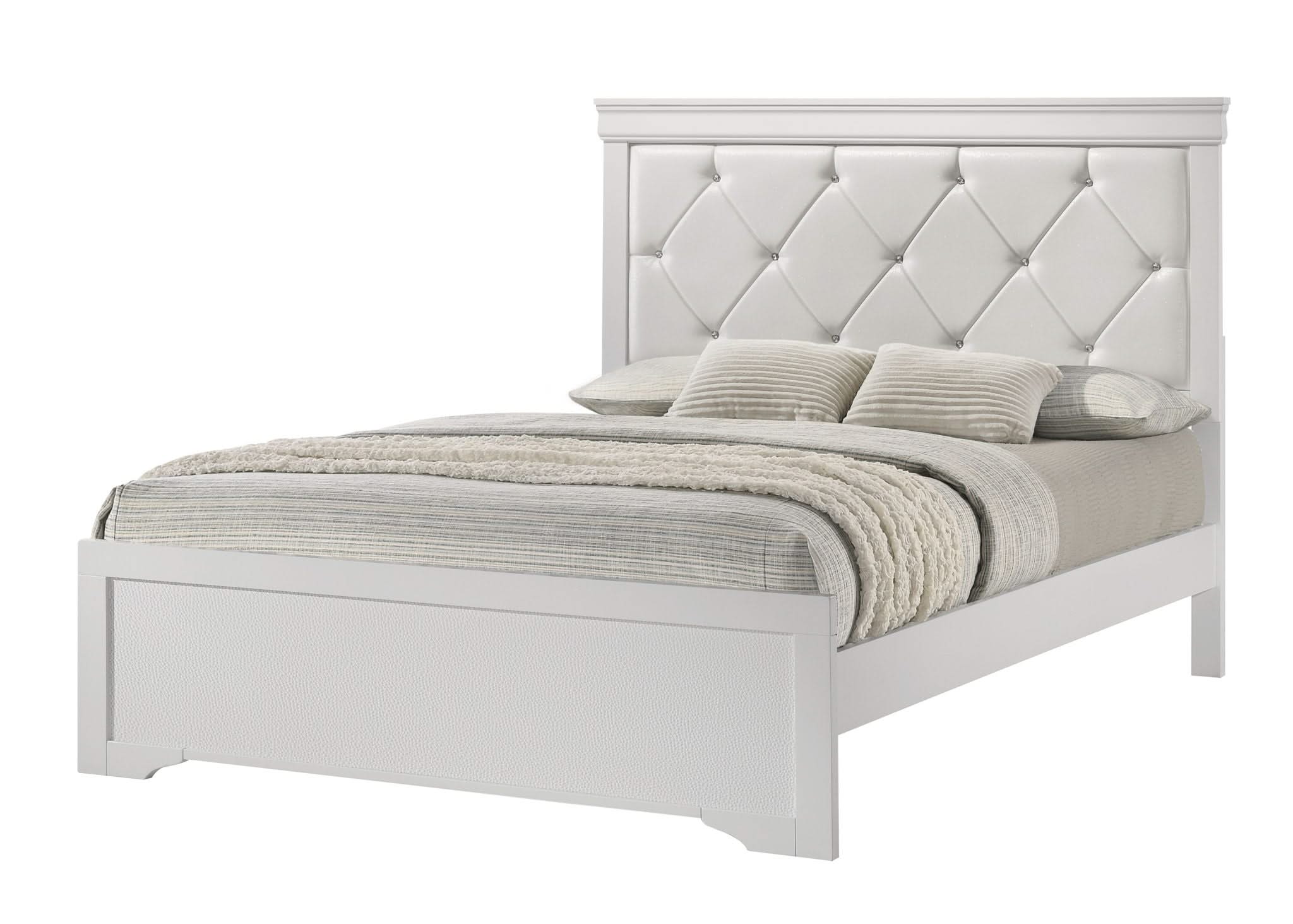 Amalia - Full 5 Piece Bedroom Set - White - Image 2