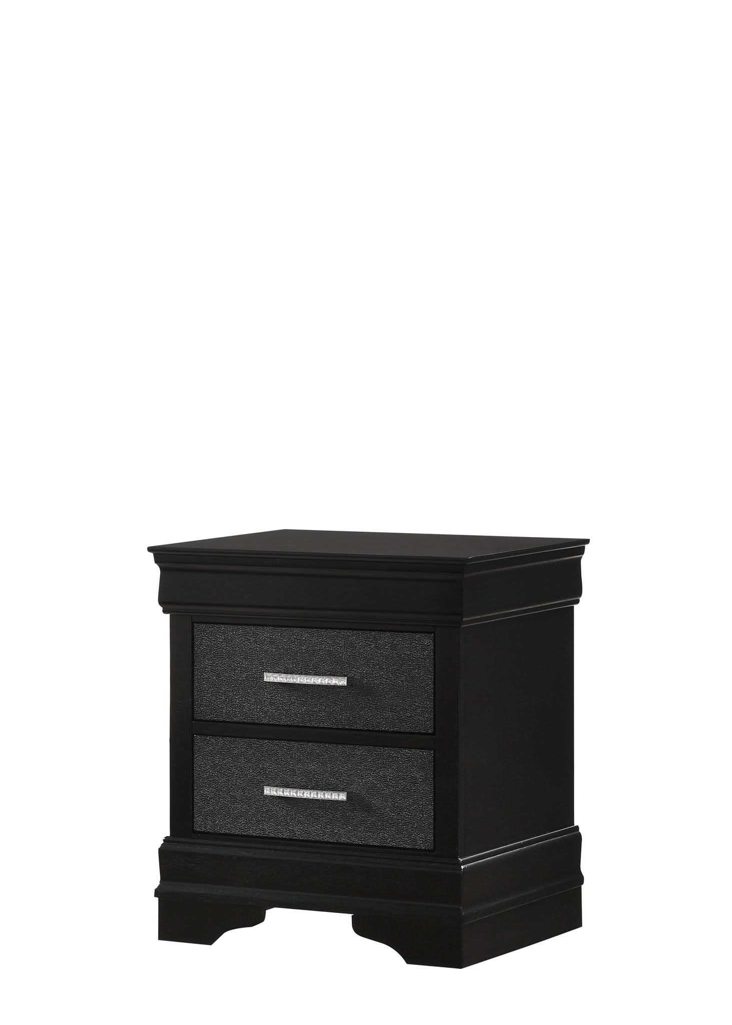 Amalia - King 4 Piece Bedroom Set - Black - Image 4