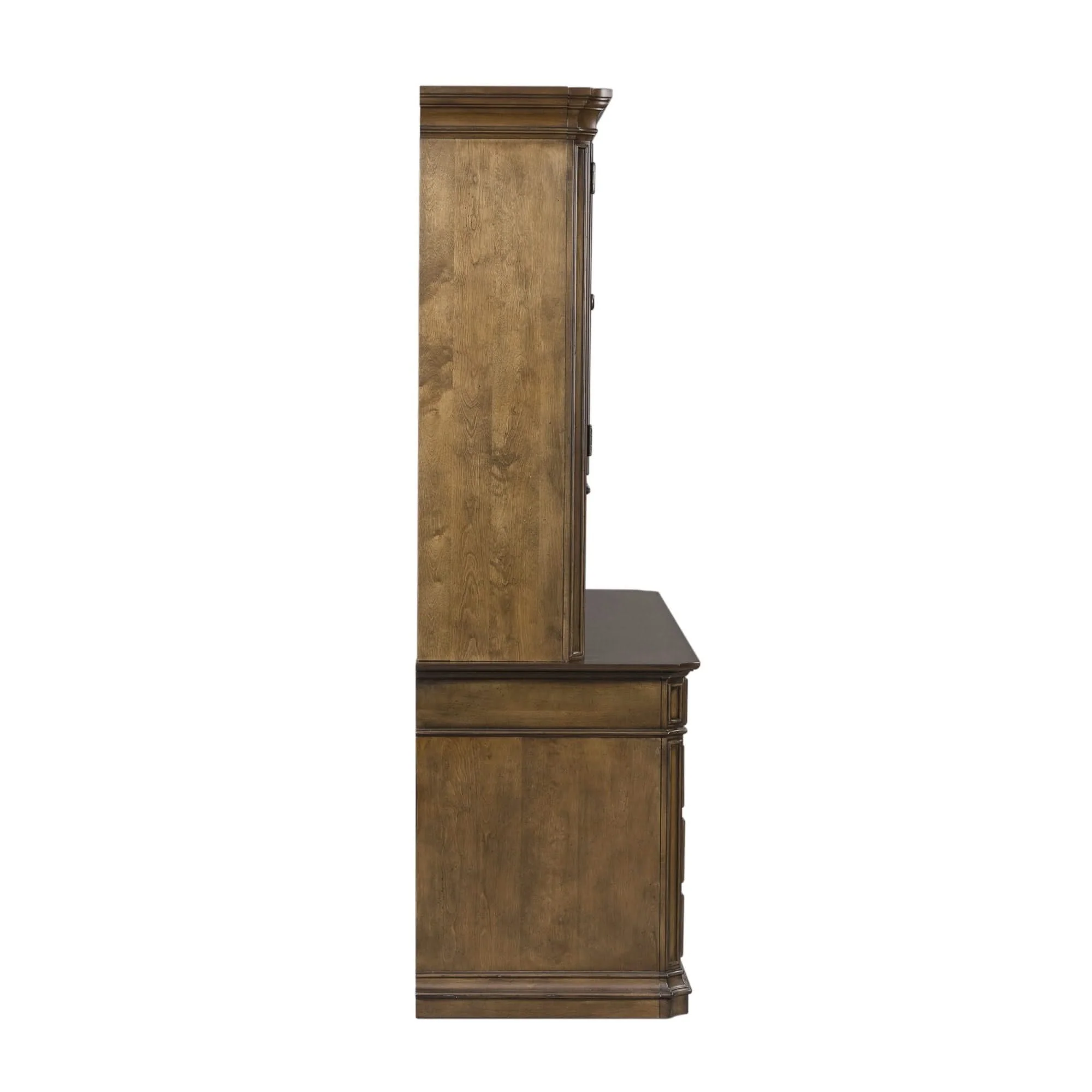 Amelia - 5 Piece Home Office Jr Executive Set - Antique Toffee - Image 3