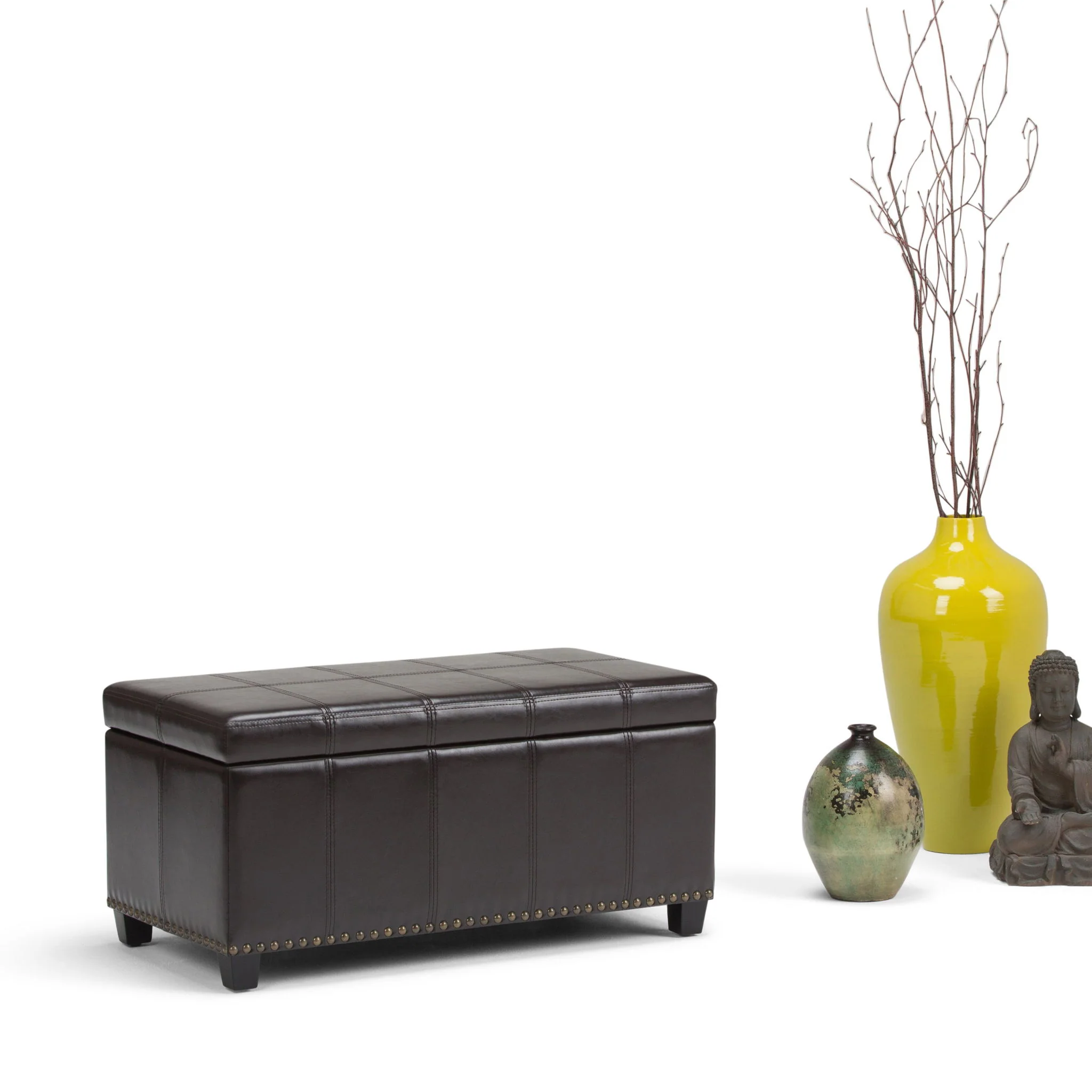 Amelia - Transitional Storage Ottoman Bench - Image 12