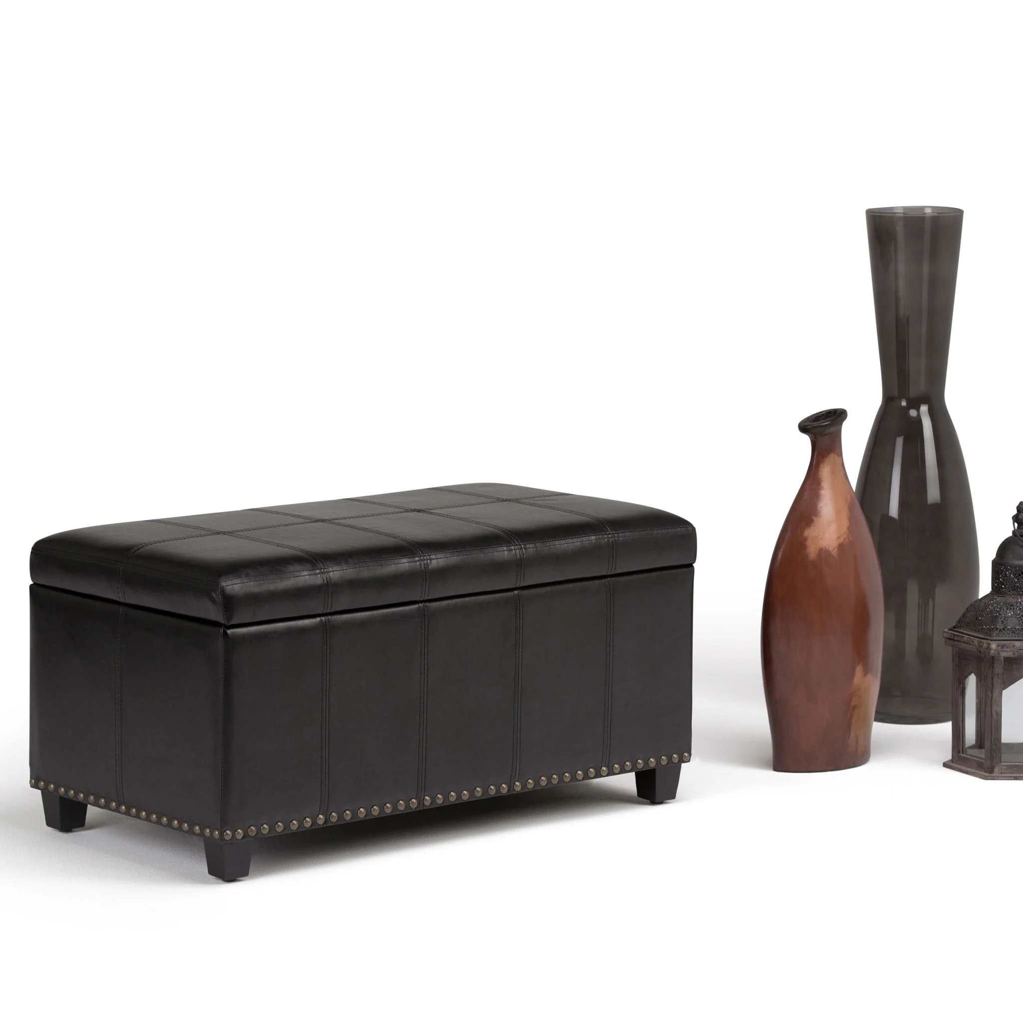 Amelia - Transitional Storage Ottoman Bench - Image 13