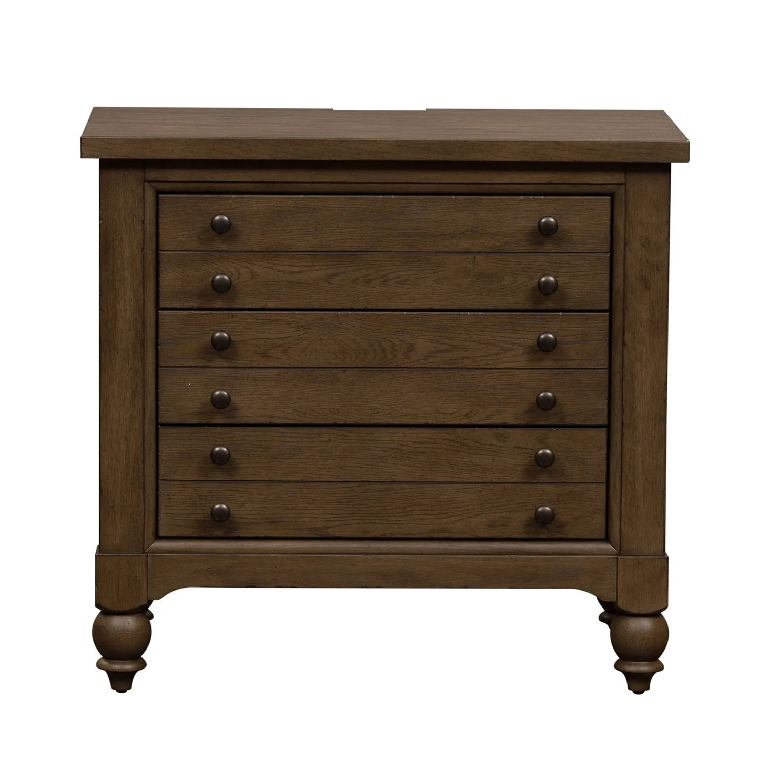 Americana Farmhouse - Bedside Chest With Charging Station - Image 3