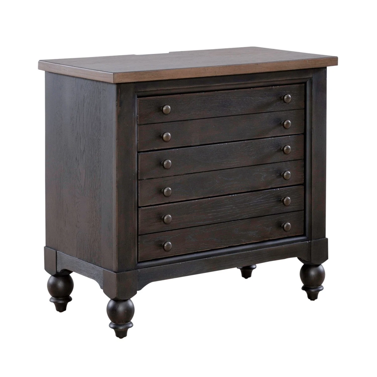 Americana Farmhouse - Bedside Chest With Charging Station - Image 4