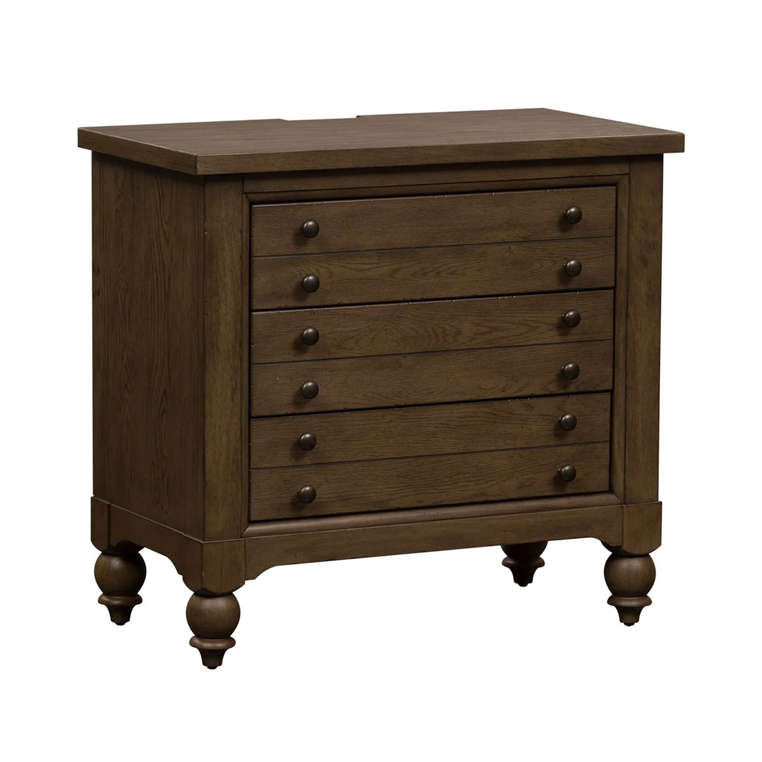 Americana Farmhouse - Bedside Chest With Charging Station - Image 6