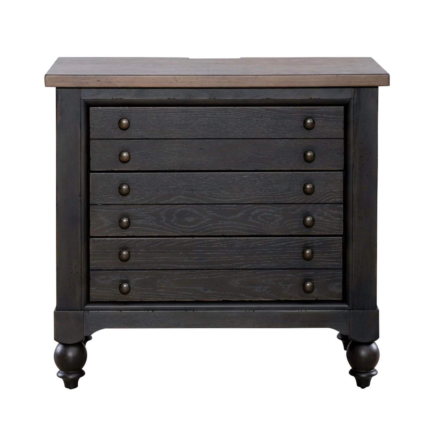 Americana Farmhouse - Bedside Chest With Charging Station - Image 8