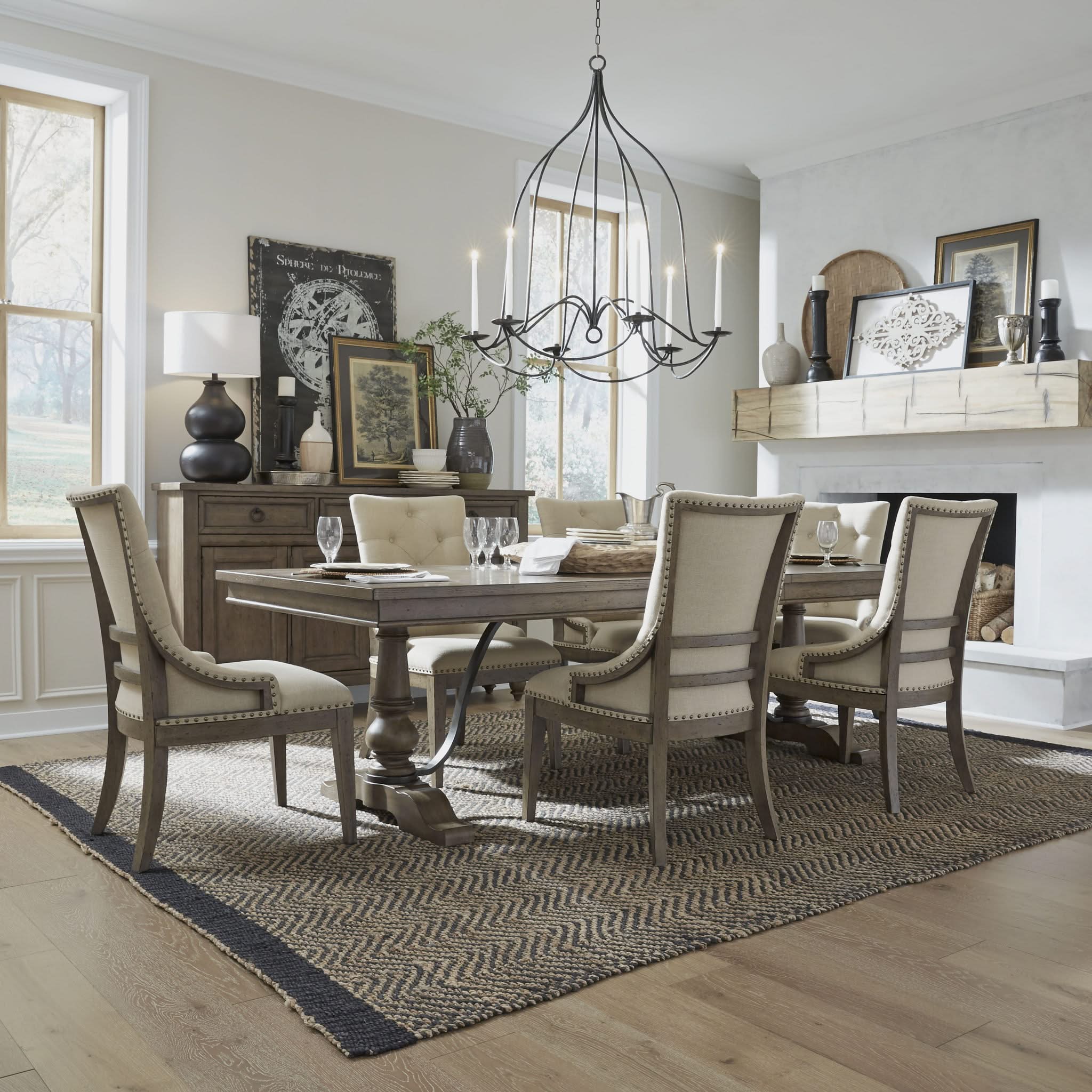 Americana Farmhouse - Trestle Table Set - Image 3