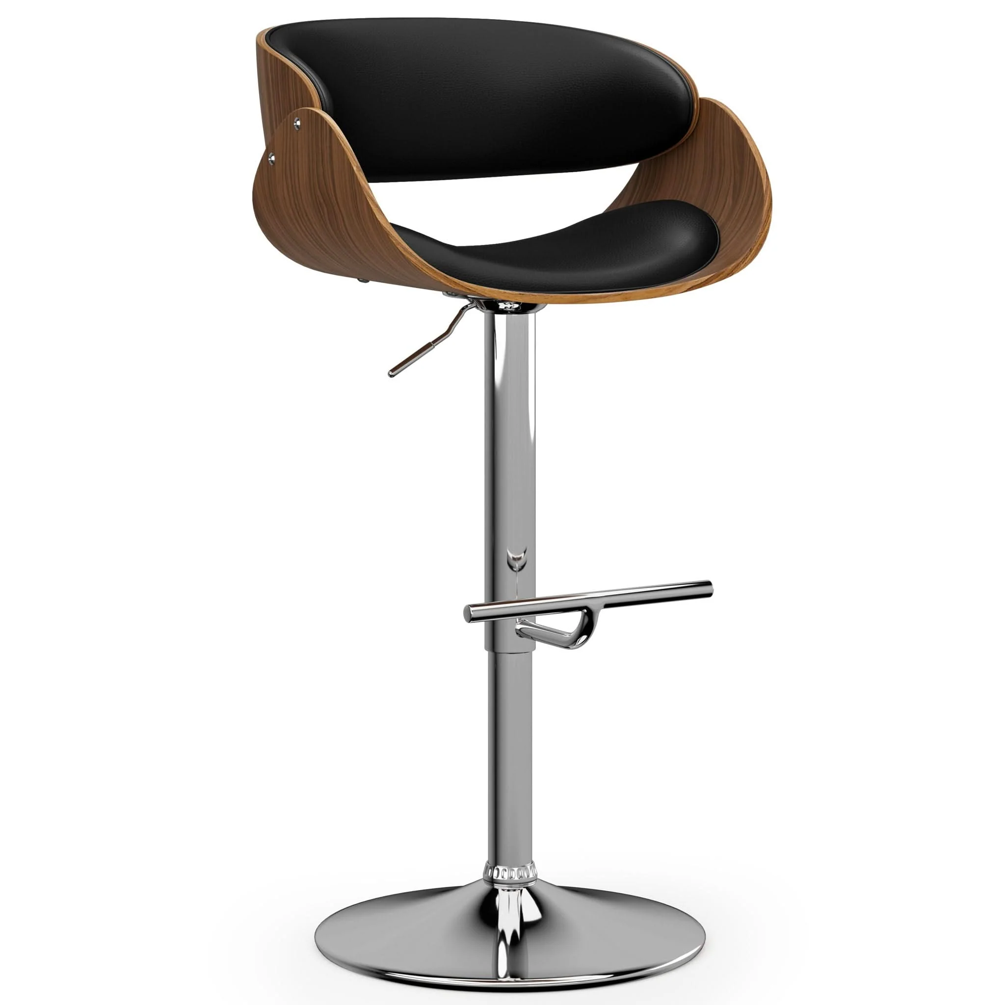 Amery - Mid Century Modern Adjustable Swivel Bar Stool - Image 7