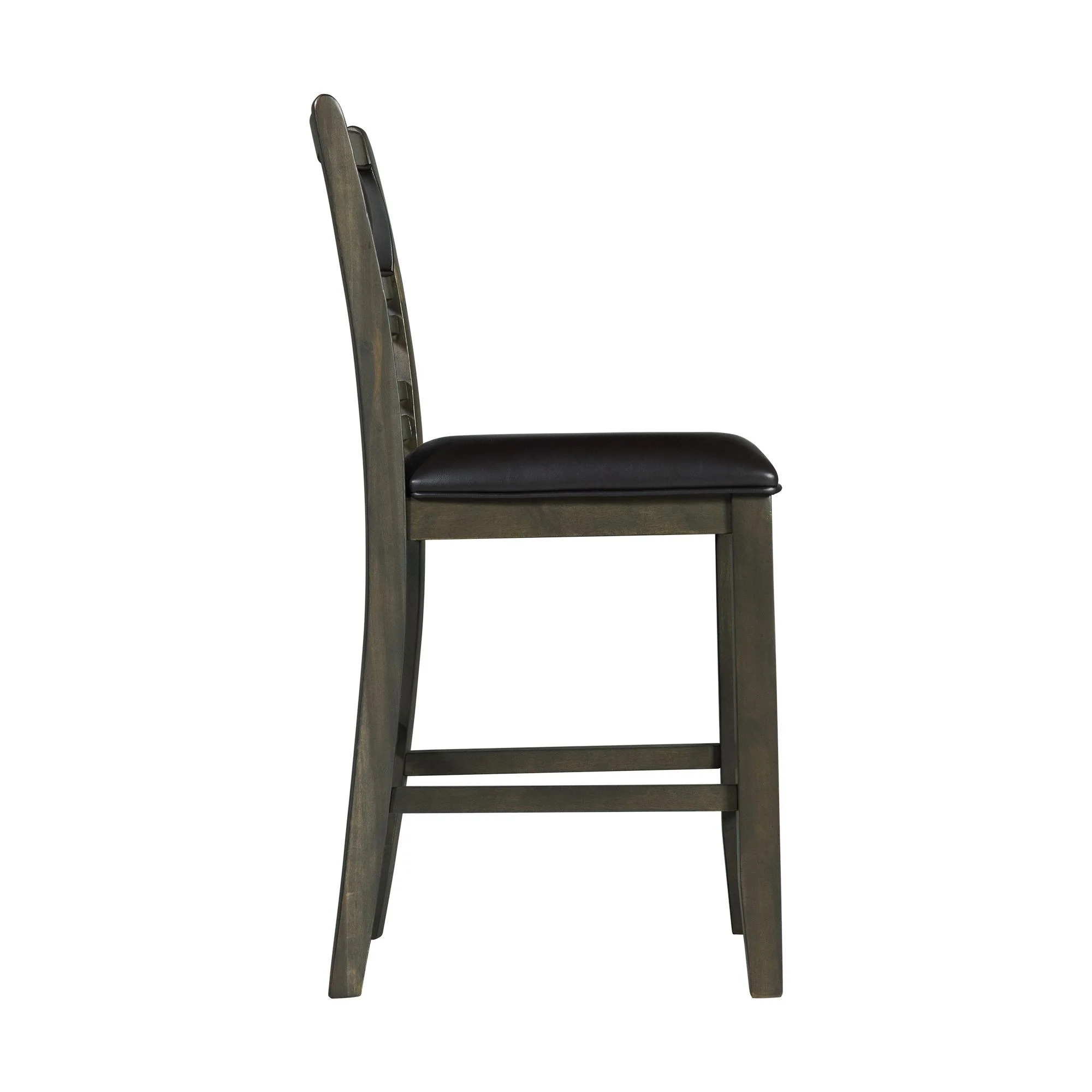 Amherst - Counter Side Chair With PU Cushion (Set of 2) - Gray Finish - Image 3