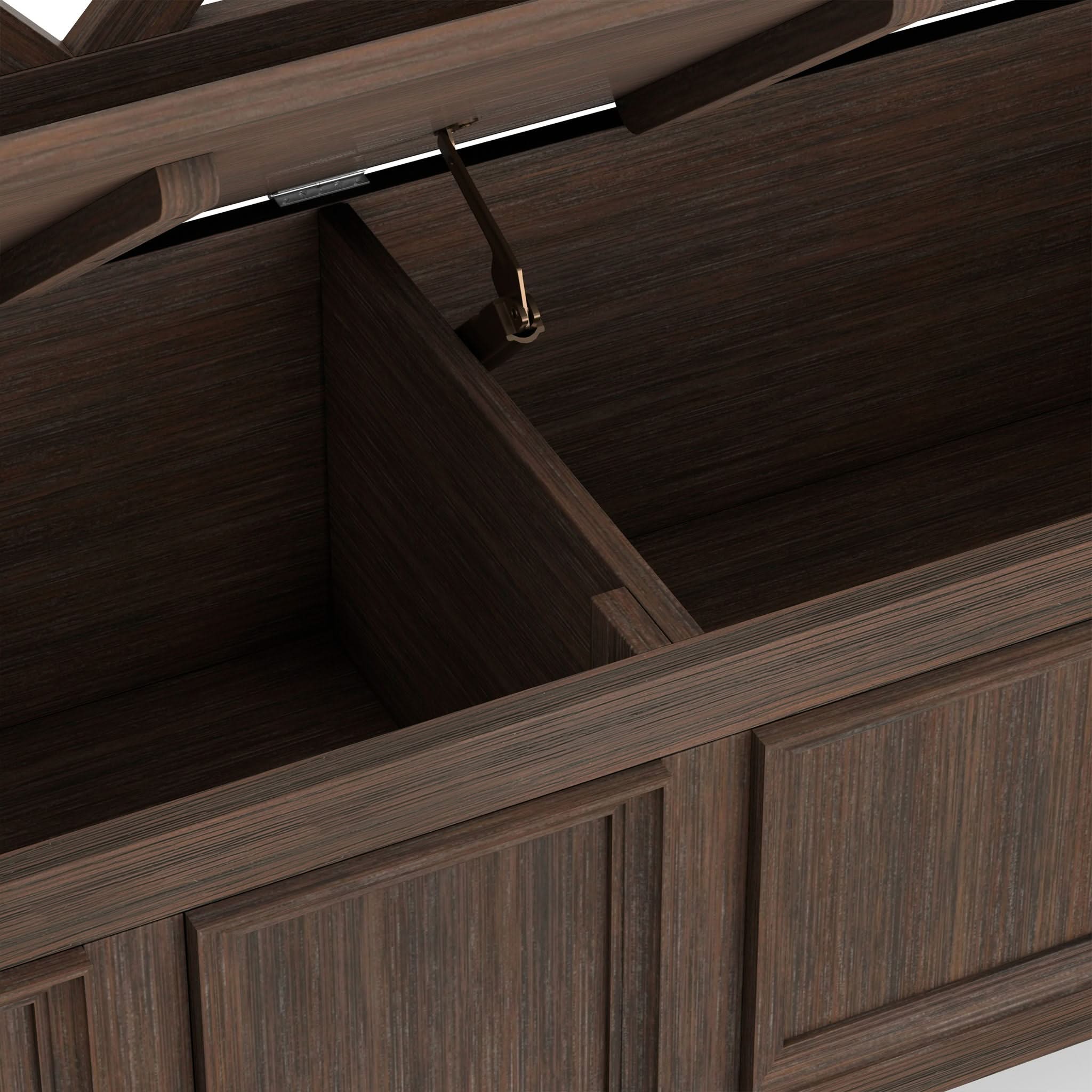Amherst - Handcrafted Entryway Storage Bench - Image 11