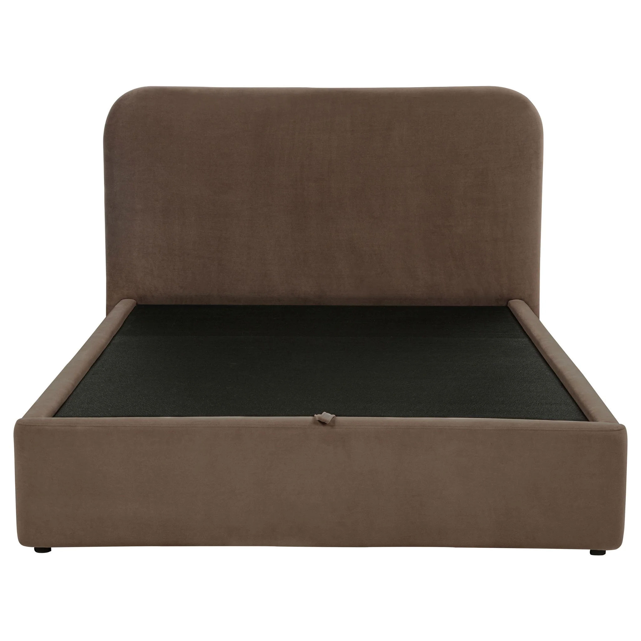 Anders Upholstered Full Storage Lift Platform Bed Chocolate - Image 3