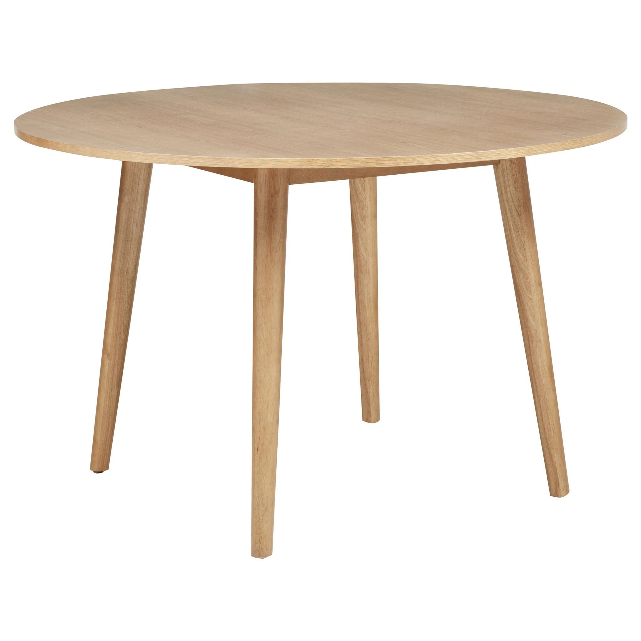 Andrews 5-piece Round Dining Table Set Light Ash and White - Image 4