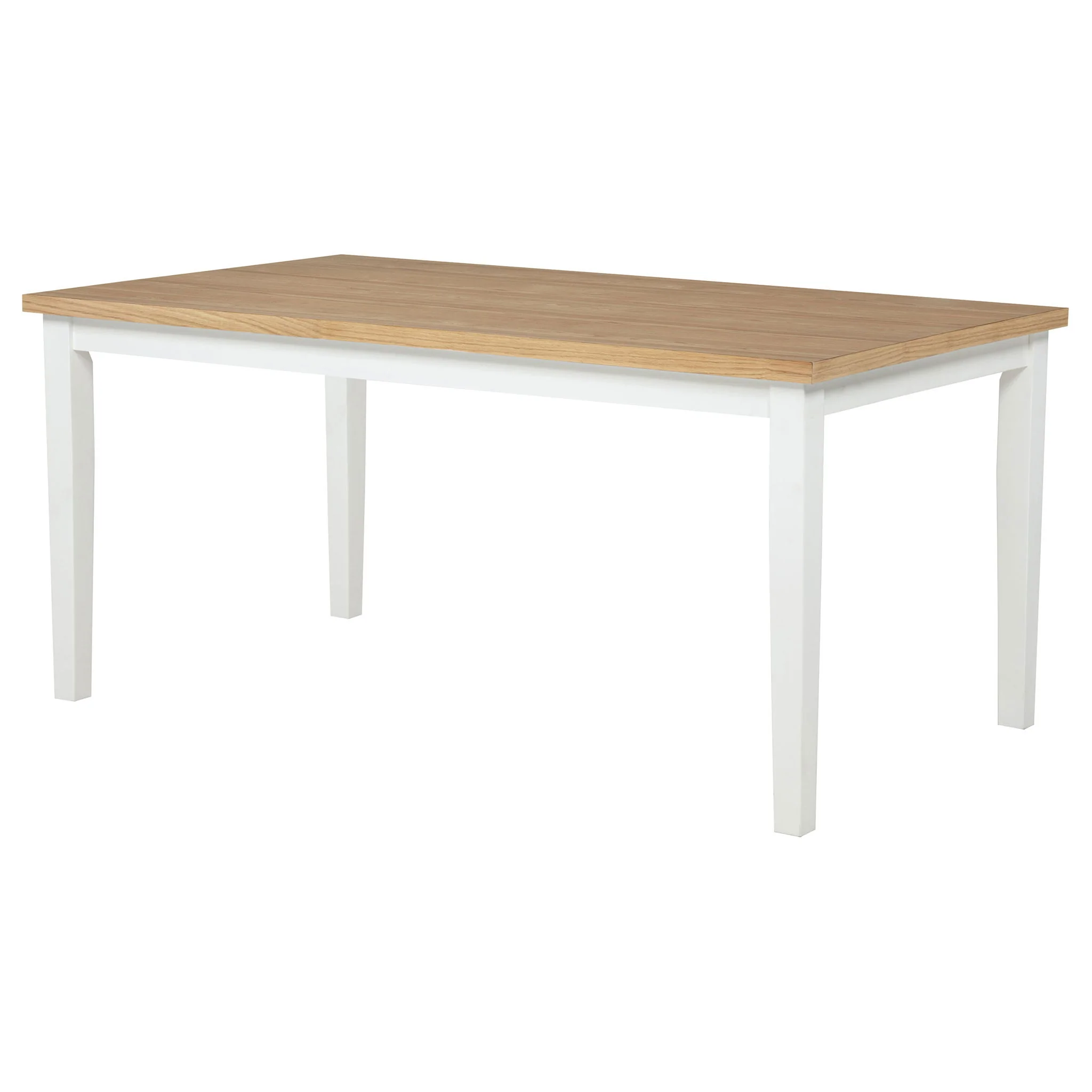 Andrews 66-inch Rectangular Dining Table Light Ash and White - Image 3