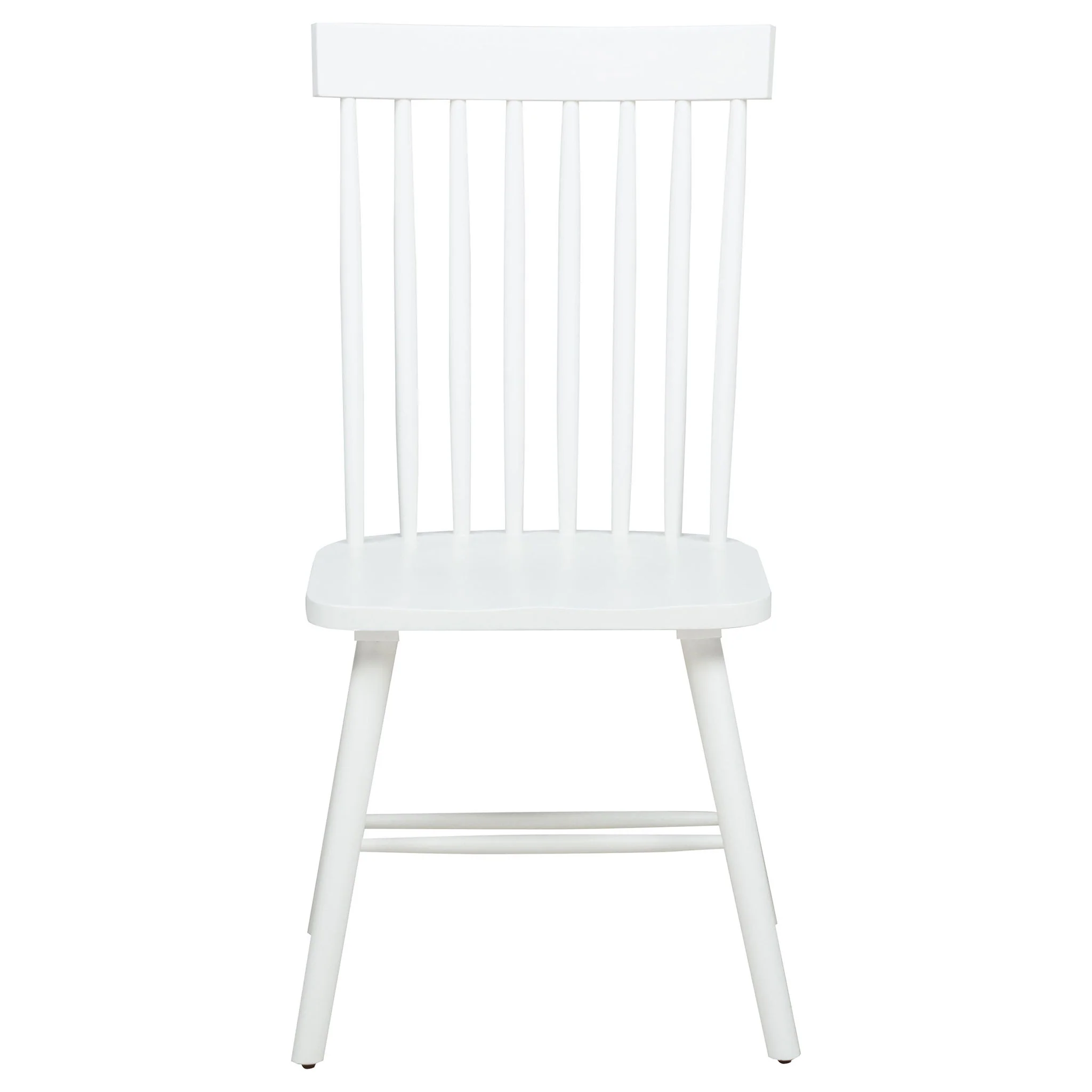 Andrews Windsor Spindle Back Dining Side Chair White (Set of 2) - Image 3