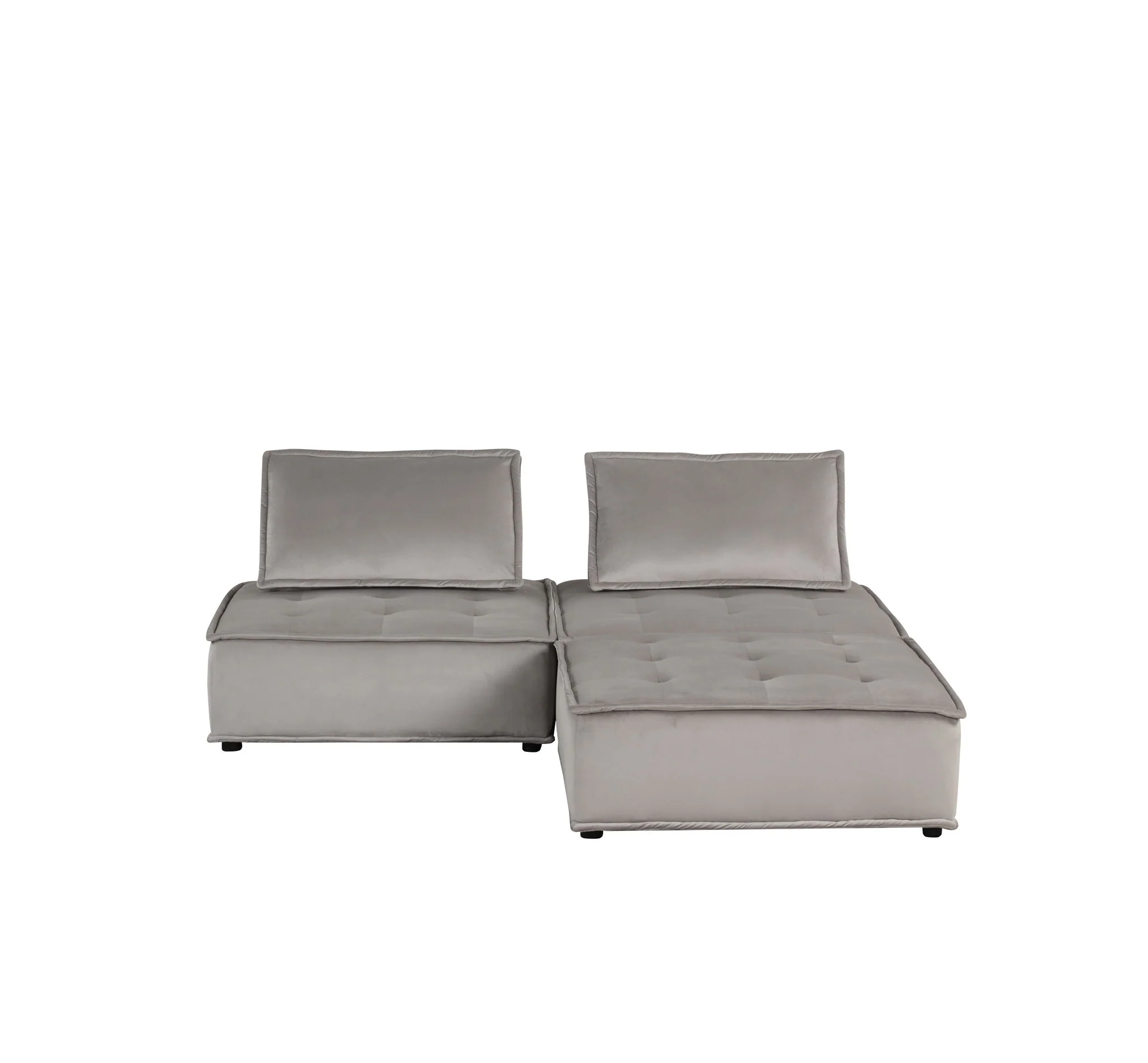 Anna - Stylish Sectional Sofa Ottoman - Image 12