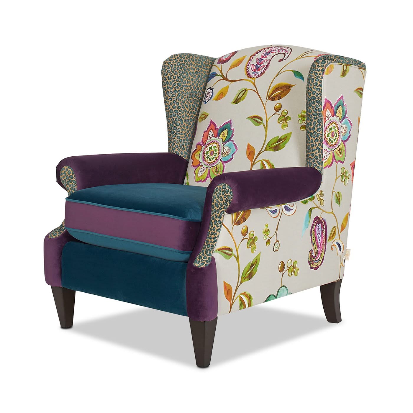 Anya - Boho Chic Wingback Accent Arm Chair - Image 4