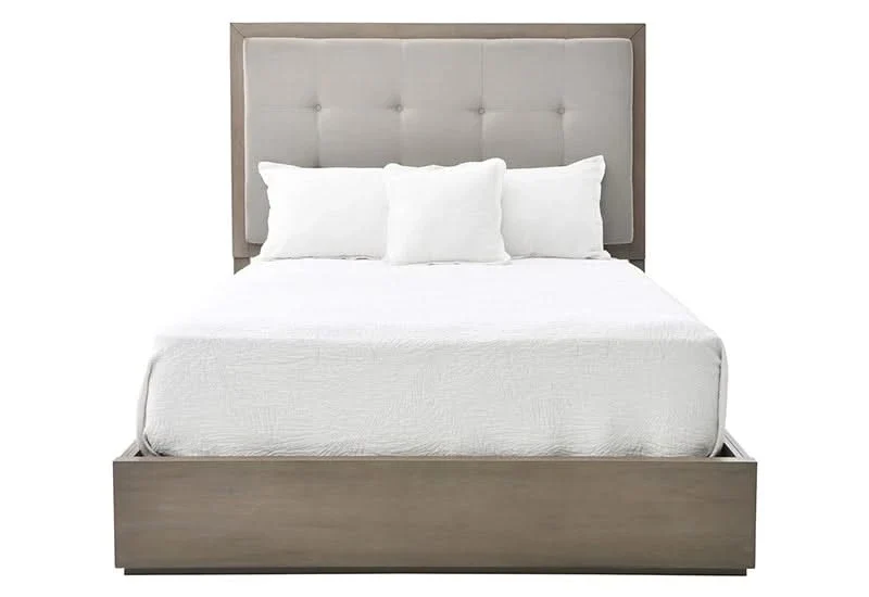Arcadia Wooden Contemporary 5PC Bedroom Set with Bed (Headboard, Footboard, and Rails), Dresser and Mirror - Image 4