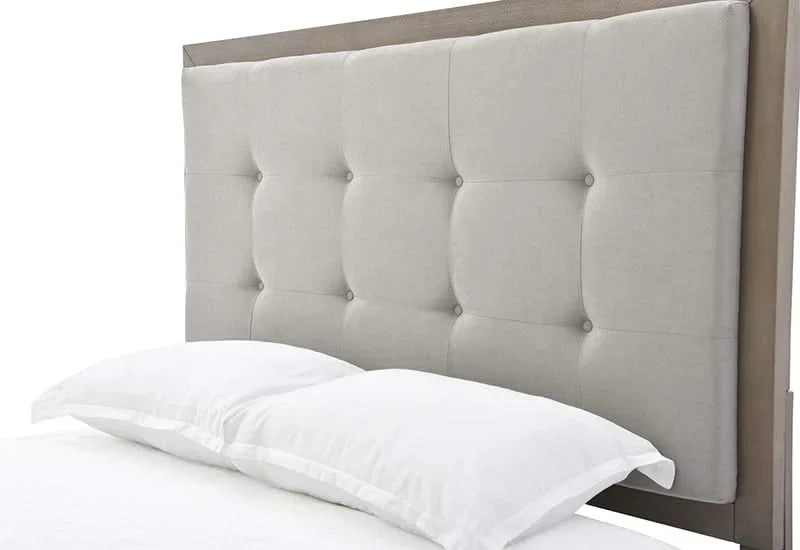 Arcadia Wooden Contemporary 5PC Bedroom Set with Bed (Headboard, Footboard, and Rails), Dresser and Mirror - Image 7