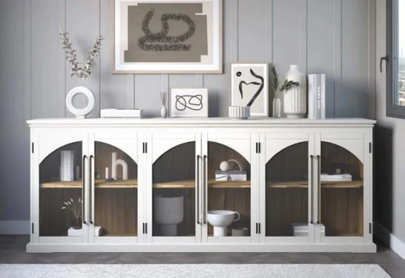 ARCHDALE 6DR ACC CABINET-WHITE