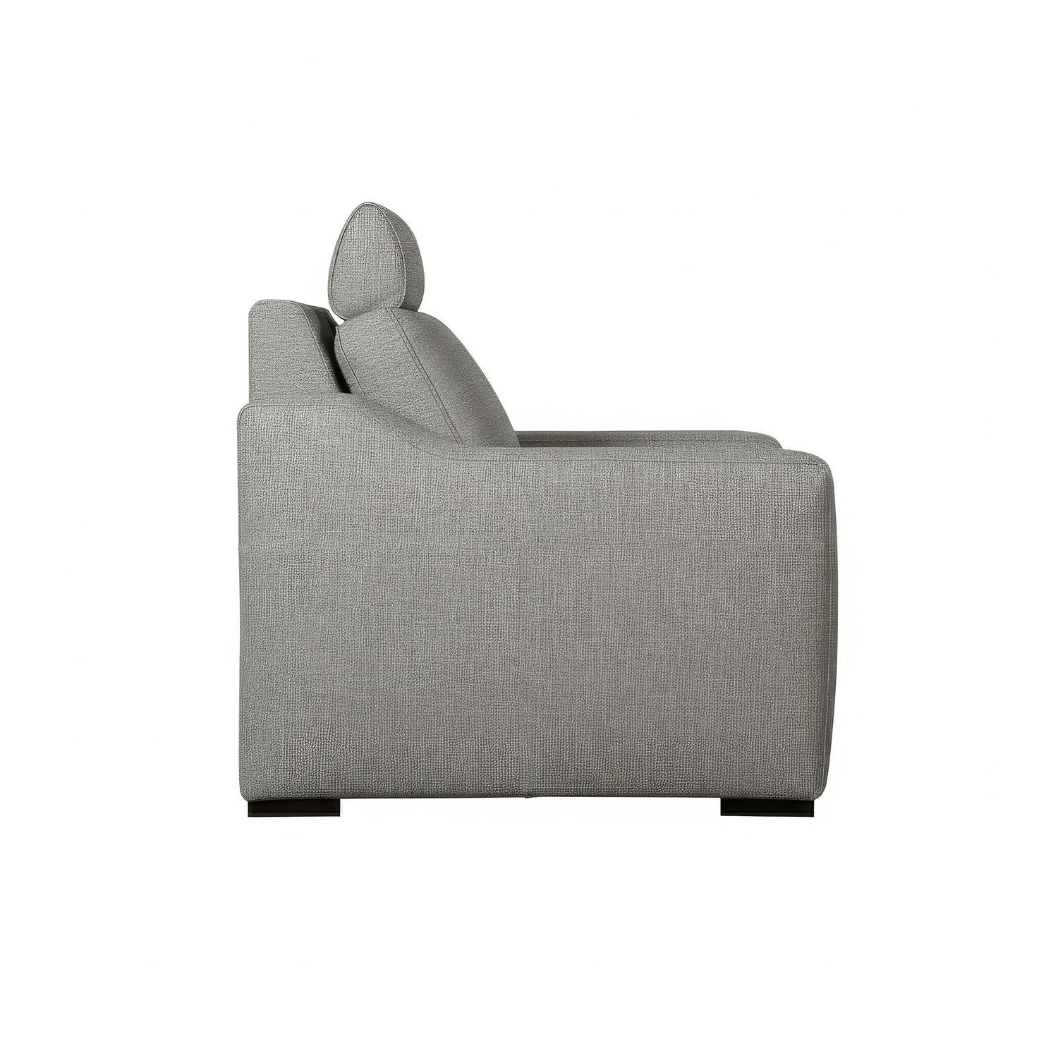 Archer - Loveseat With Power Footrest & ZW - Hampstead Dove - Image 4